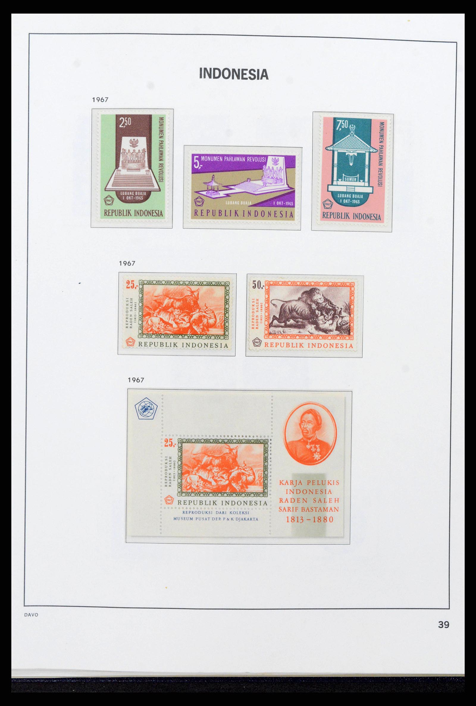 38272 0041 - Stamp collection 38272 Indonesia 1949-2009.