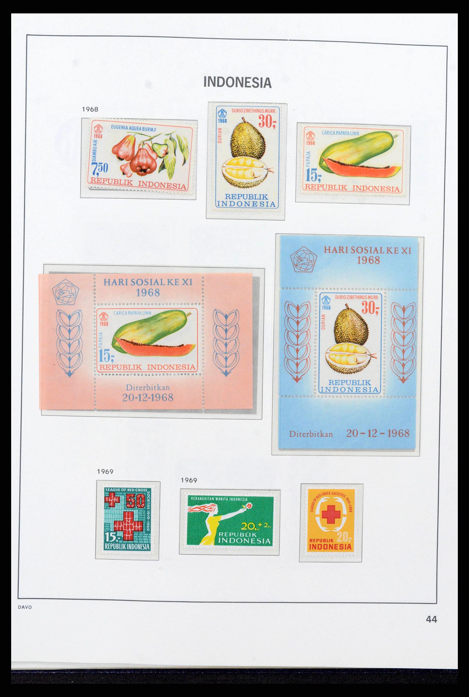 38272 0046 - Stamp collection 38272 Indonesia 1949-2009.