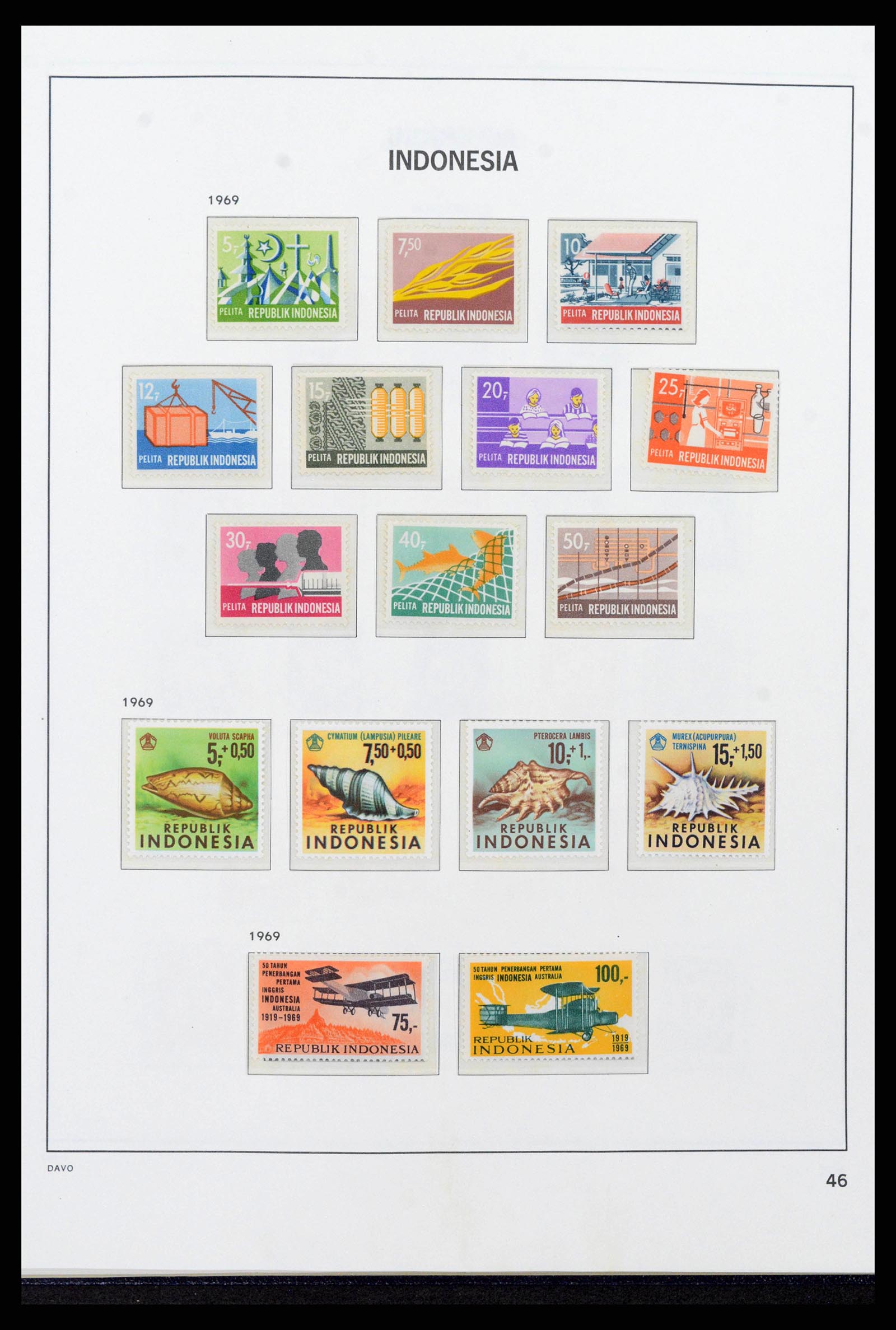 38272 0048 - Stamp collection 38272 Indonesia 1949-2009.