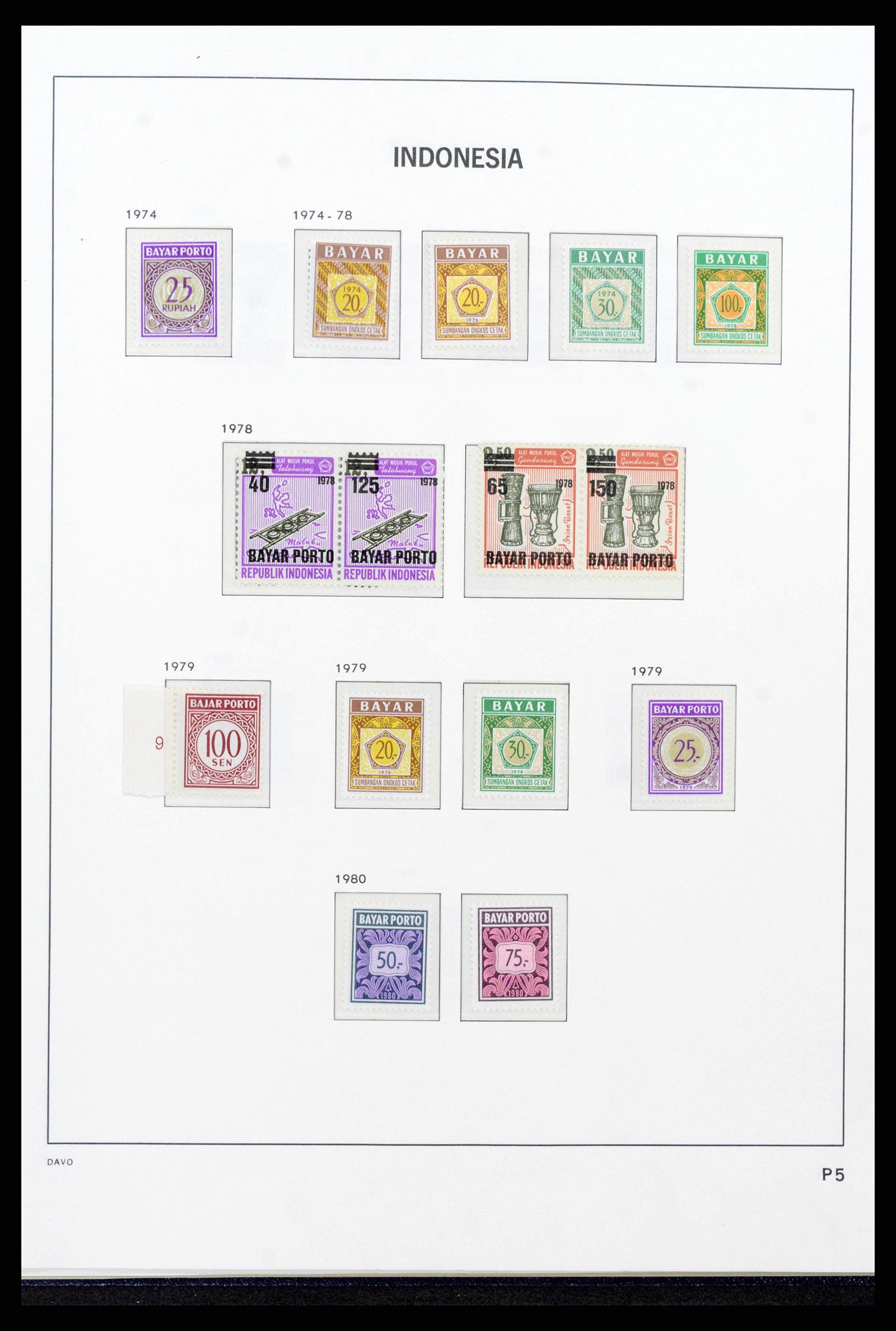 38272 0053 - Stamp collection 38272 Indonesia 1949-2009.