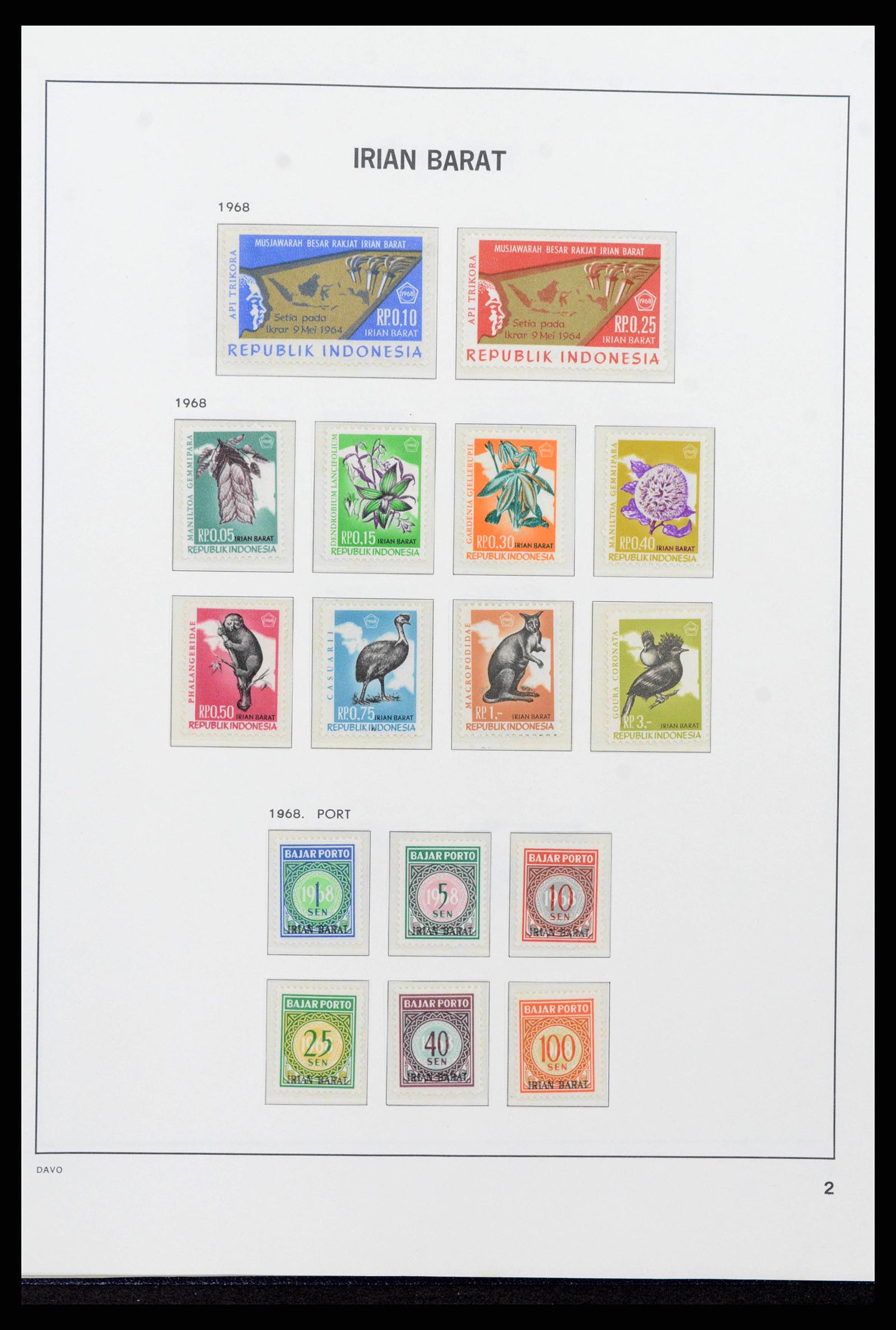 38272 0058 - Stamp collection 38272 Indonesia 1949-2009.