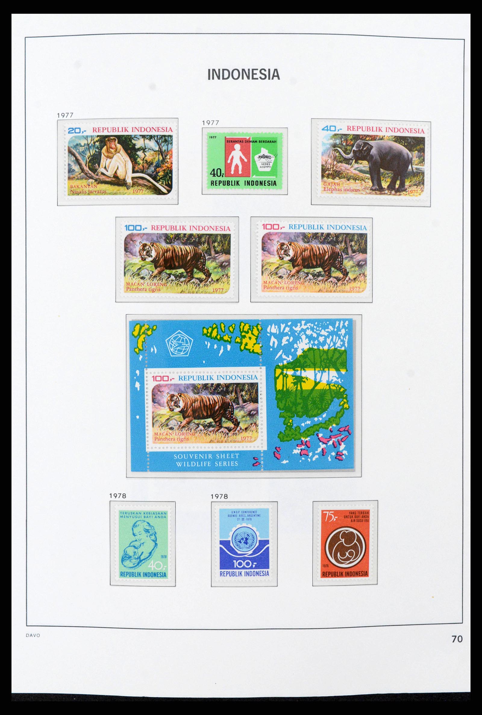 38272 0085 - Stamp collection 38272 Indonesia 1949-2009.