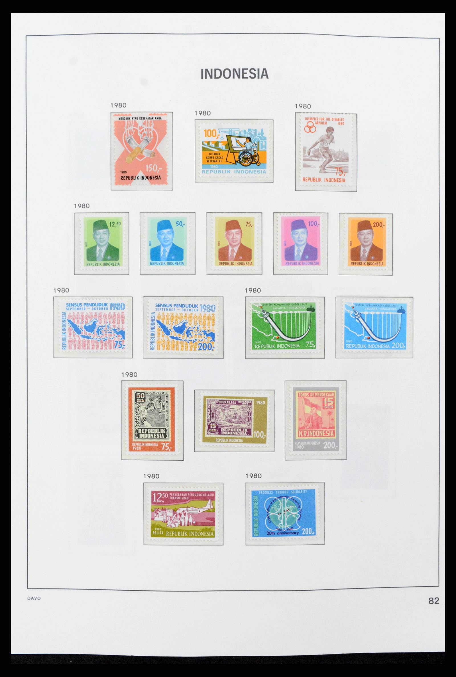 38272 0098 - Stamp collection 38272 Indonesia 1949-2009.