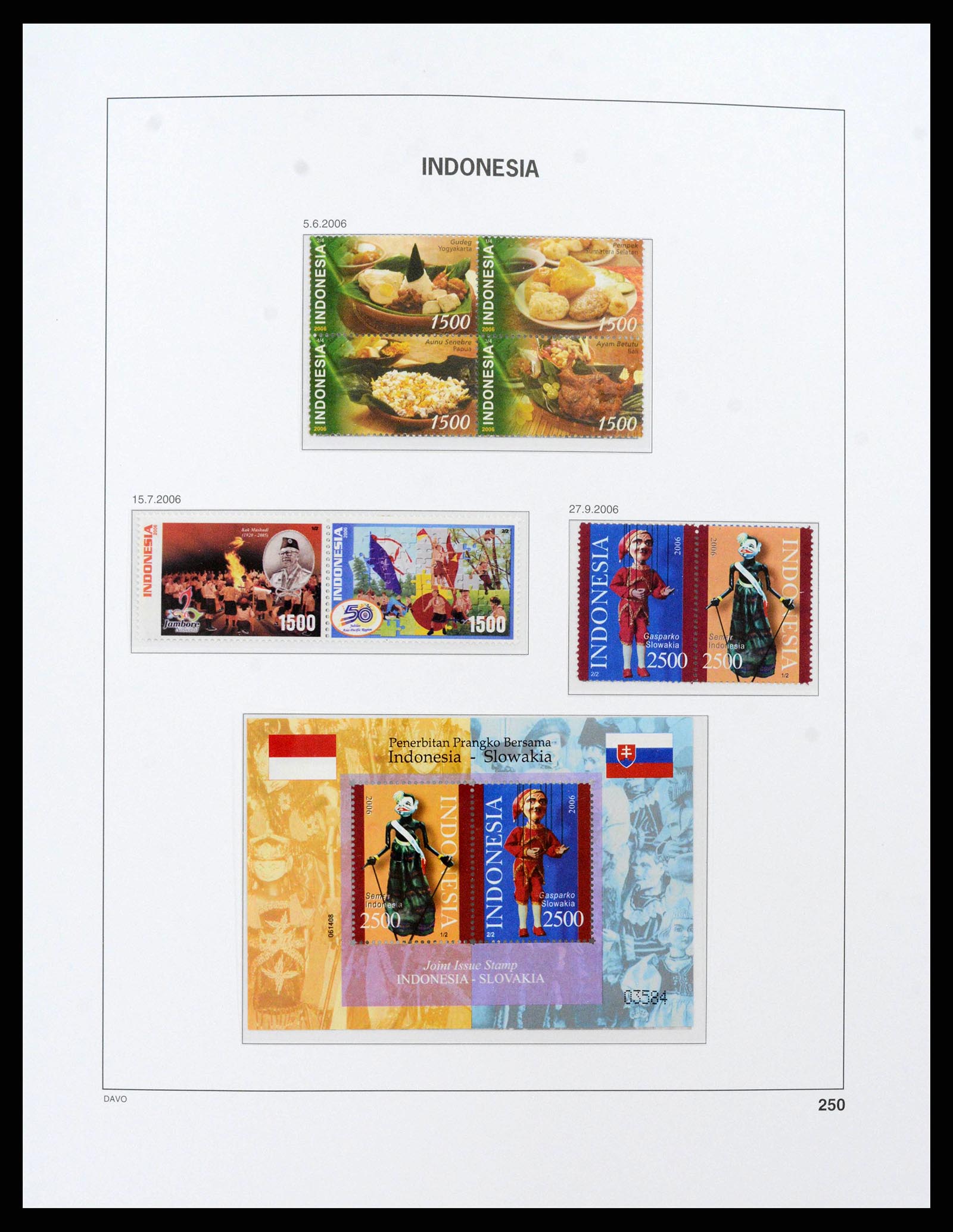 38272 0271 - Stamp collection 38272 Indonesia 1949-2009.