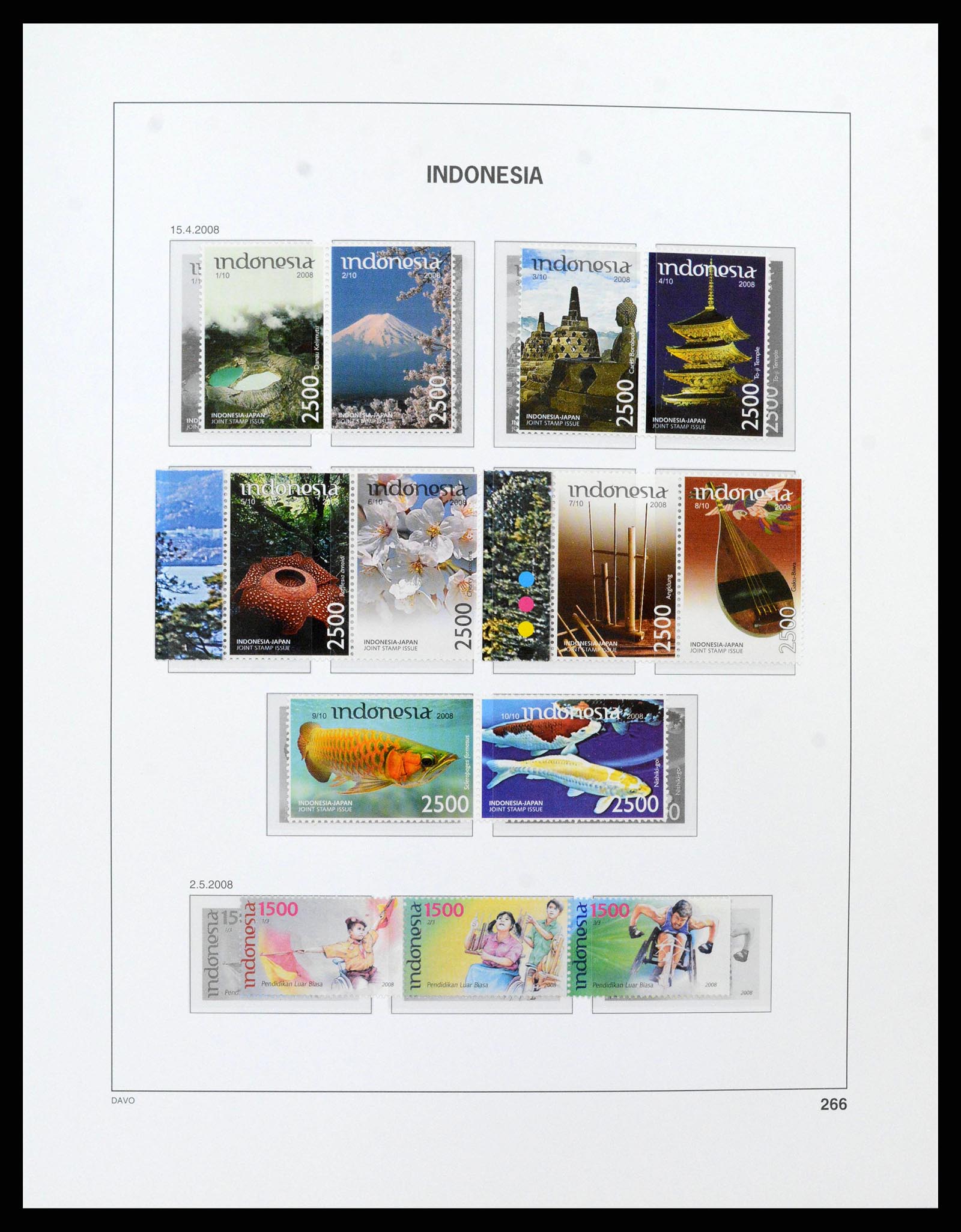 38272 0287 - Stamp collection 38272 Indonesia 1949-2009.