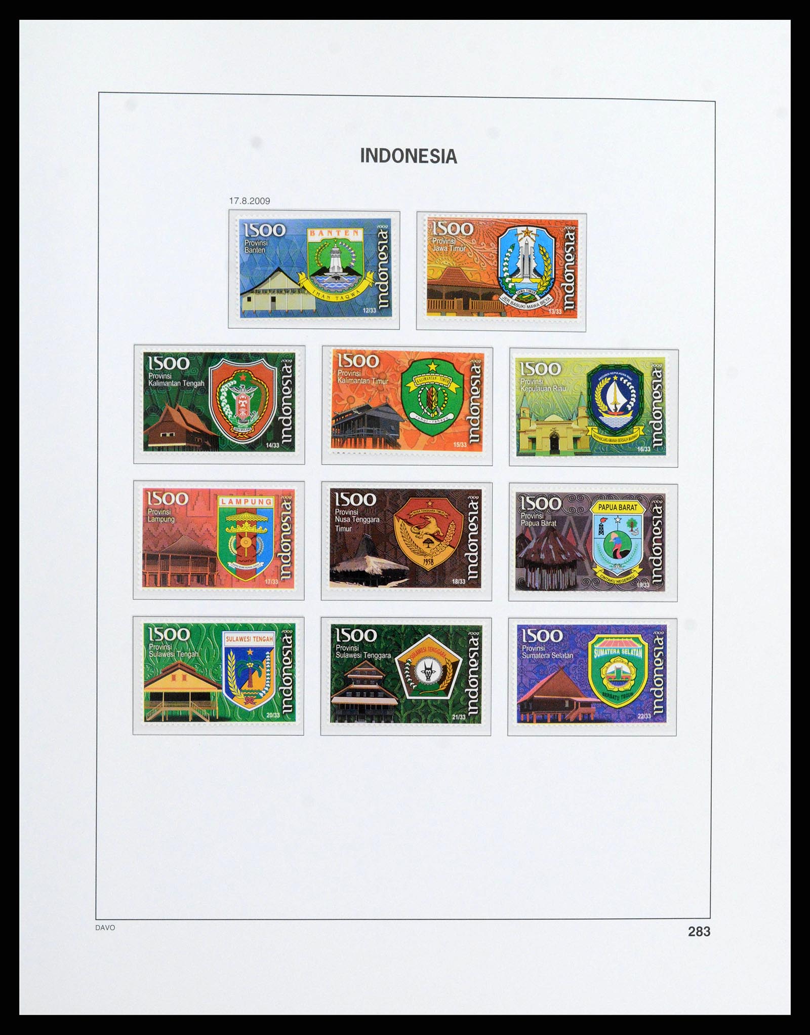 38272 0304 - Stamp collection 38272 Indonesia 1949-2009.