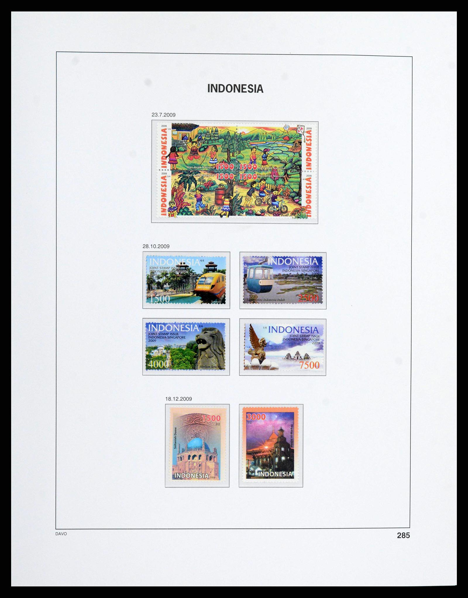 38272 0306 - Stamp collection 38272 Indonesia 1949-2009.