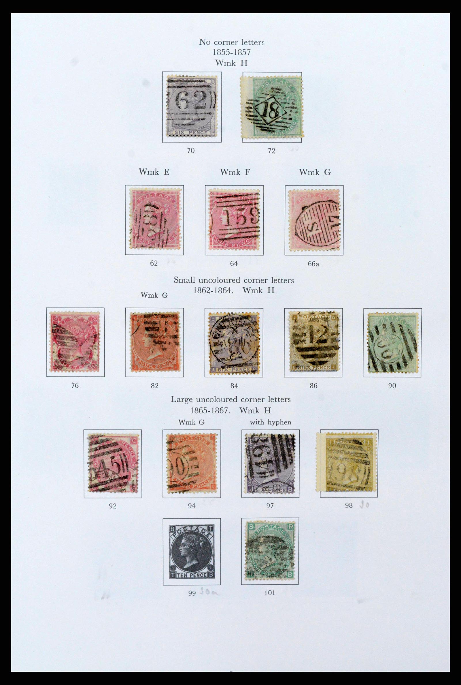 38275 0002 - Postzegelverzameling 38275 Engeland 1840-1983.