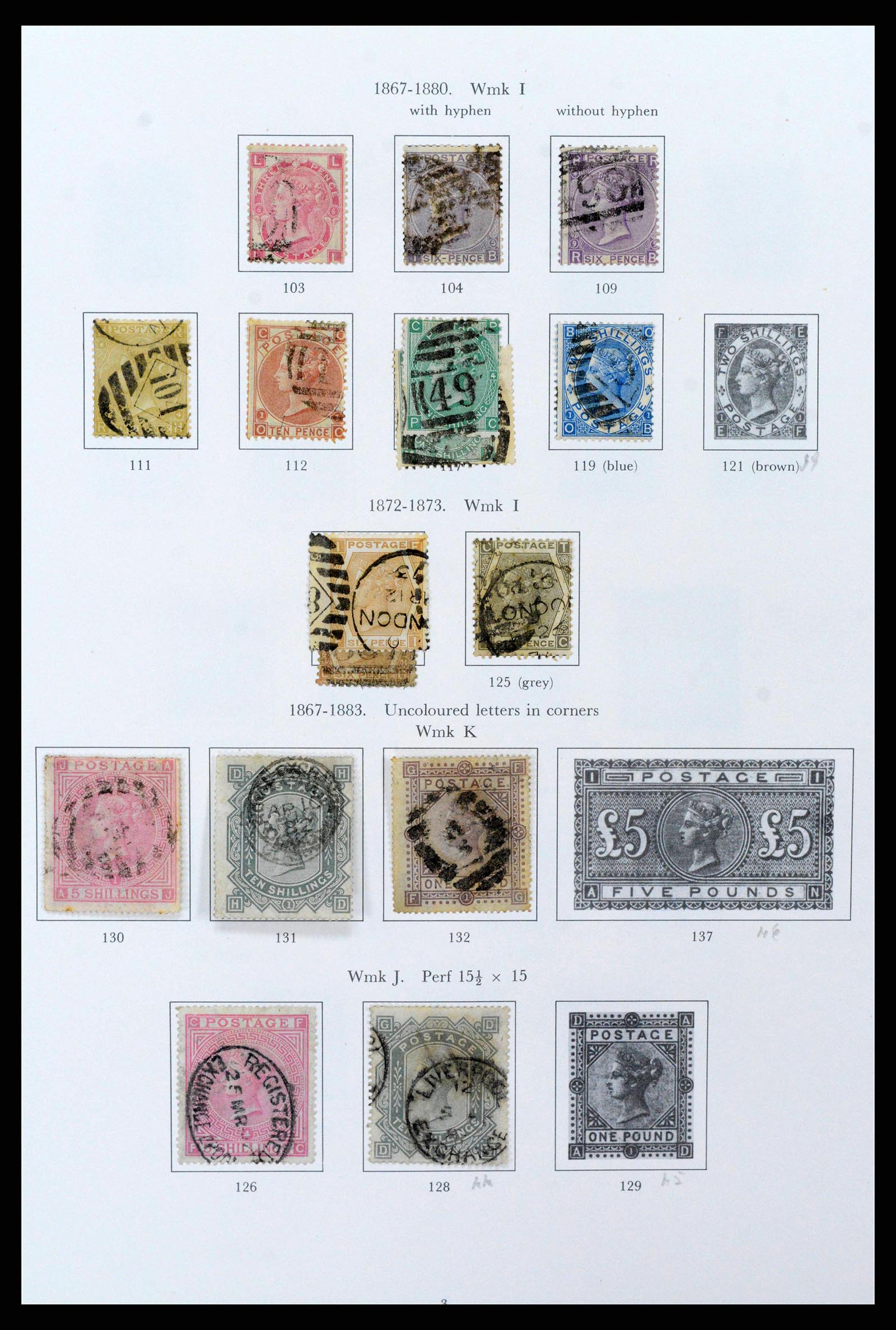 38275 0003 - Postzegelverzameling 38275 Engeland 1840-1983.
