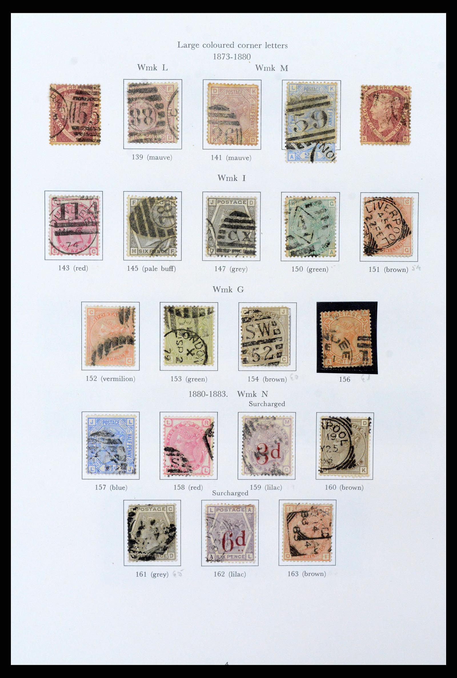 38275 0004 - Stamp collection 38275 Great Britain 1840-1983.