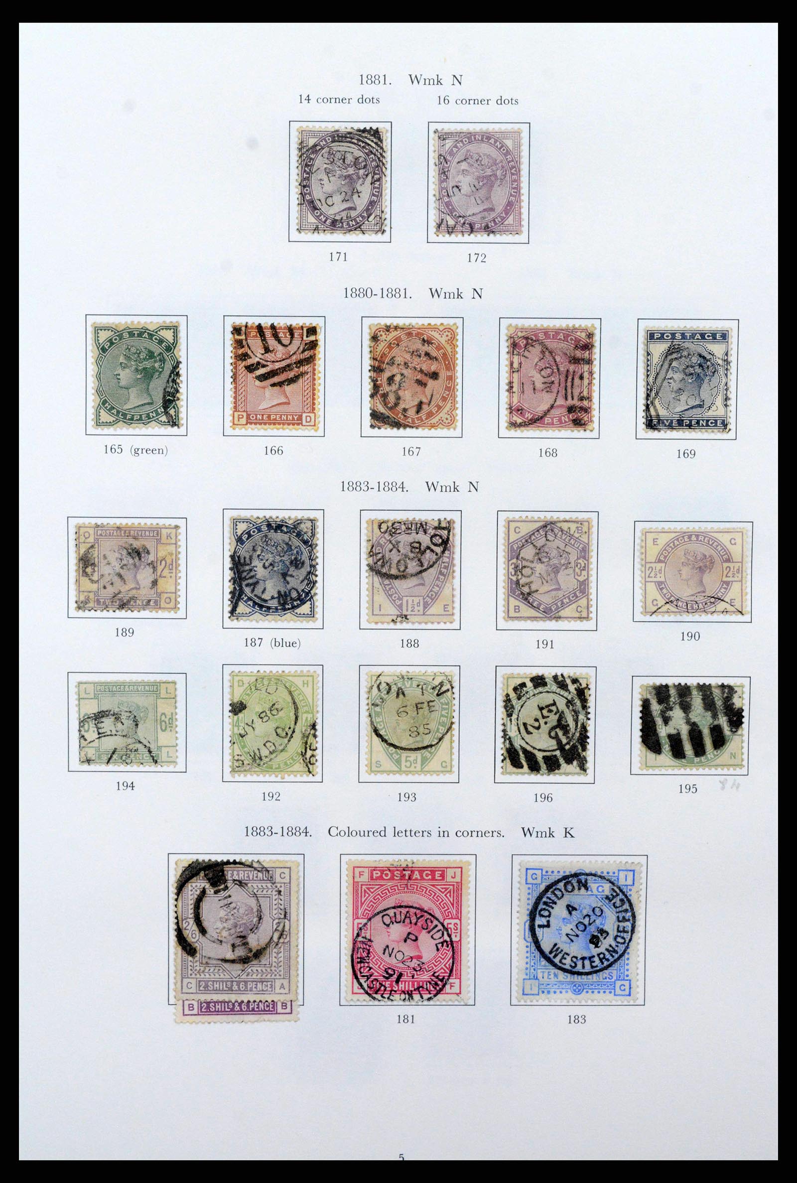 38275 0005 - Postzegelverzameling 38275 Engeland 1840-1983.