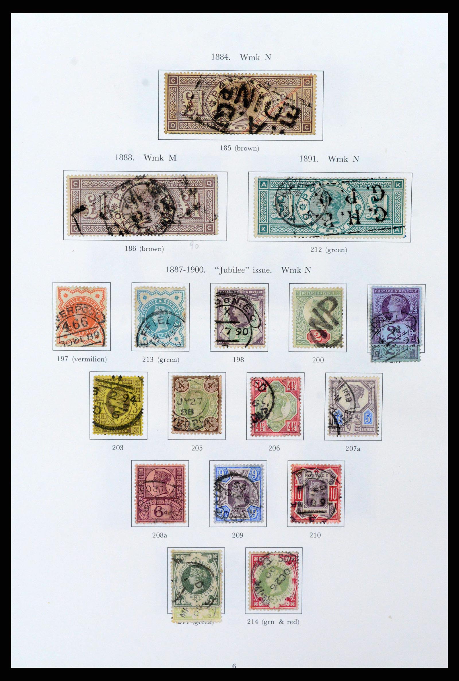 38275 0006 - Postzegelverzameling 38275 Engeland 1840-1983.