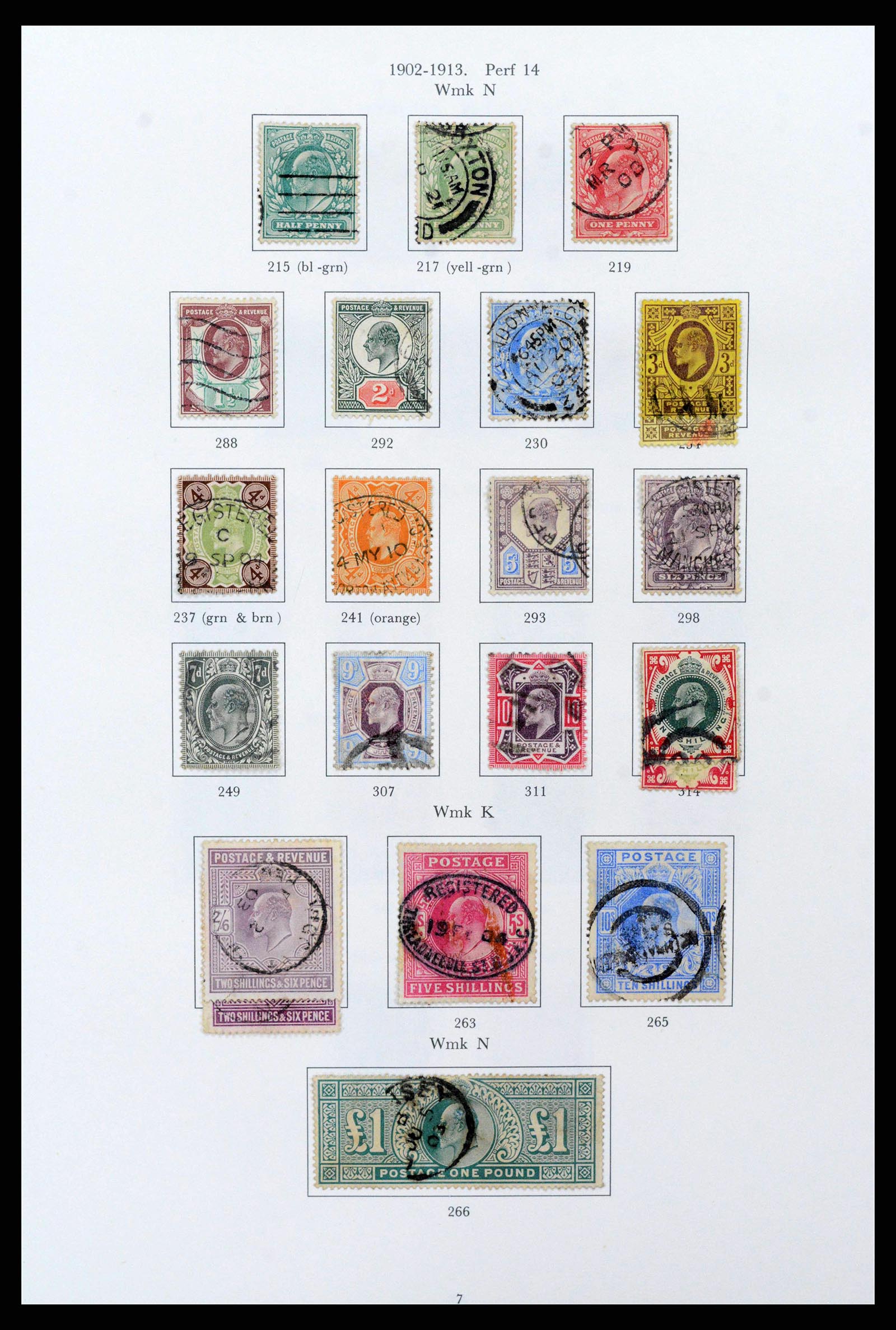38275 0007 - Postzegelverzameling 38275 Engeland 1840-1983.