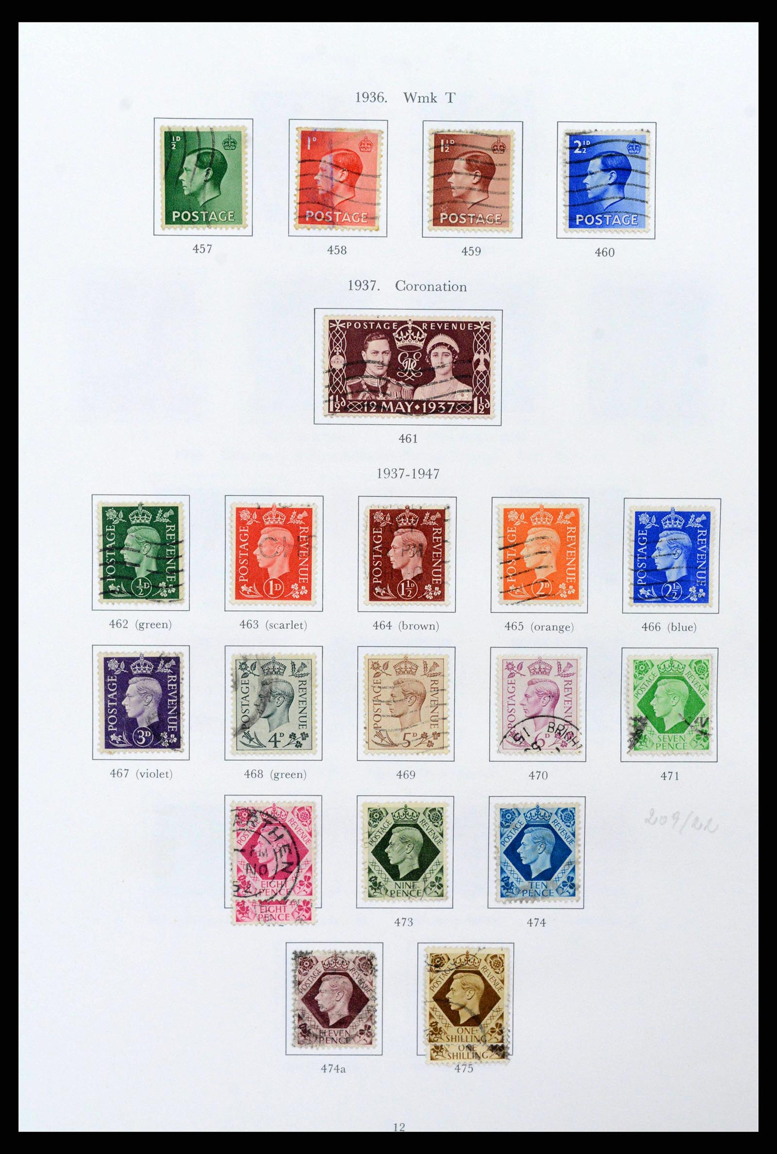 38275 0012 - Postzegelverzameling 38275 Engeland 1840-1983.