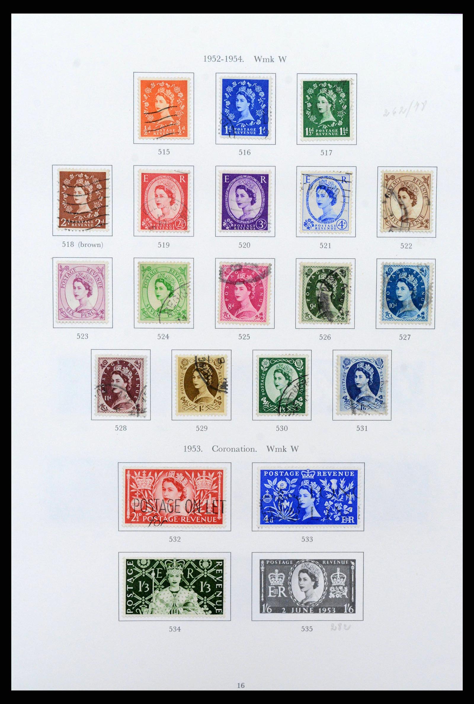 38275 0016 - Postzegelverzameling 38275 Engeland 1840-1983.