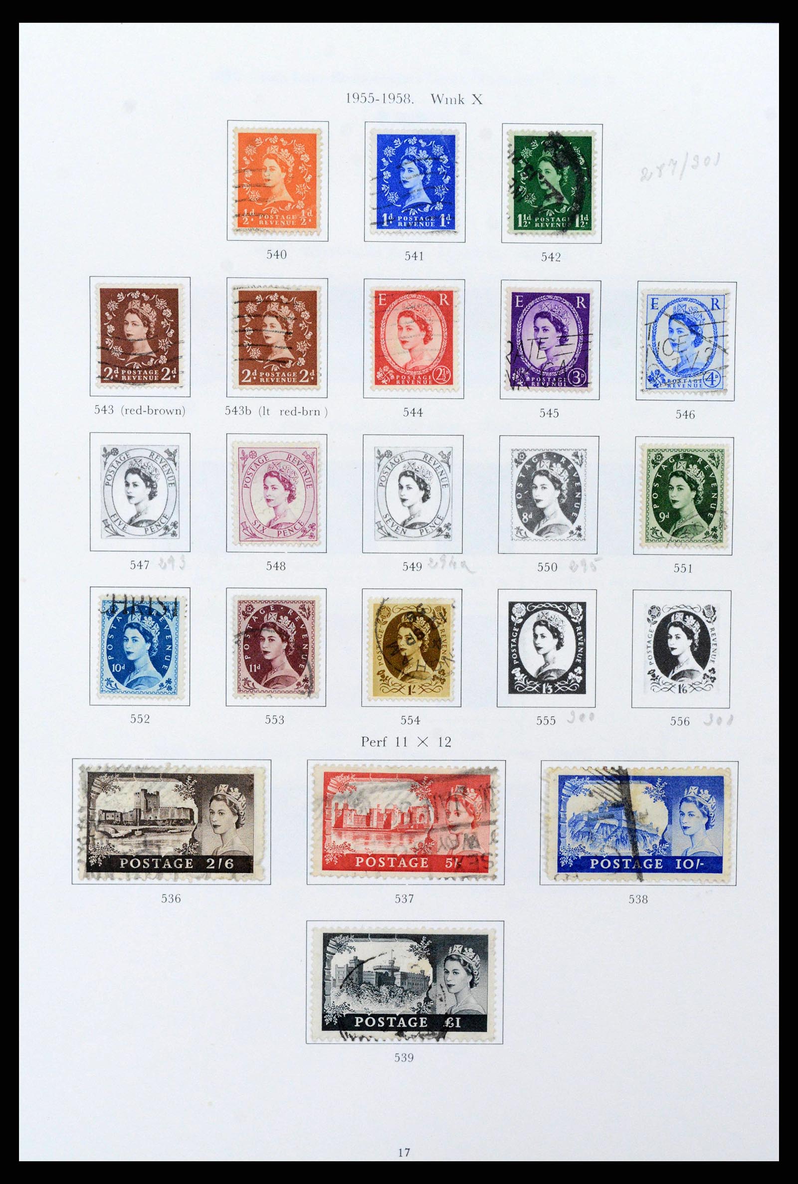 38275 0017 - Postzegelverzameling 38275 Engeland 1840-1983.