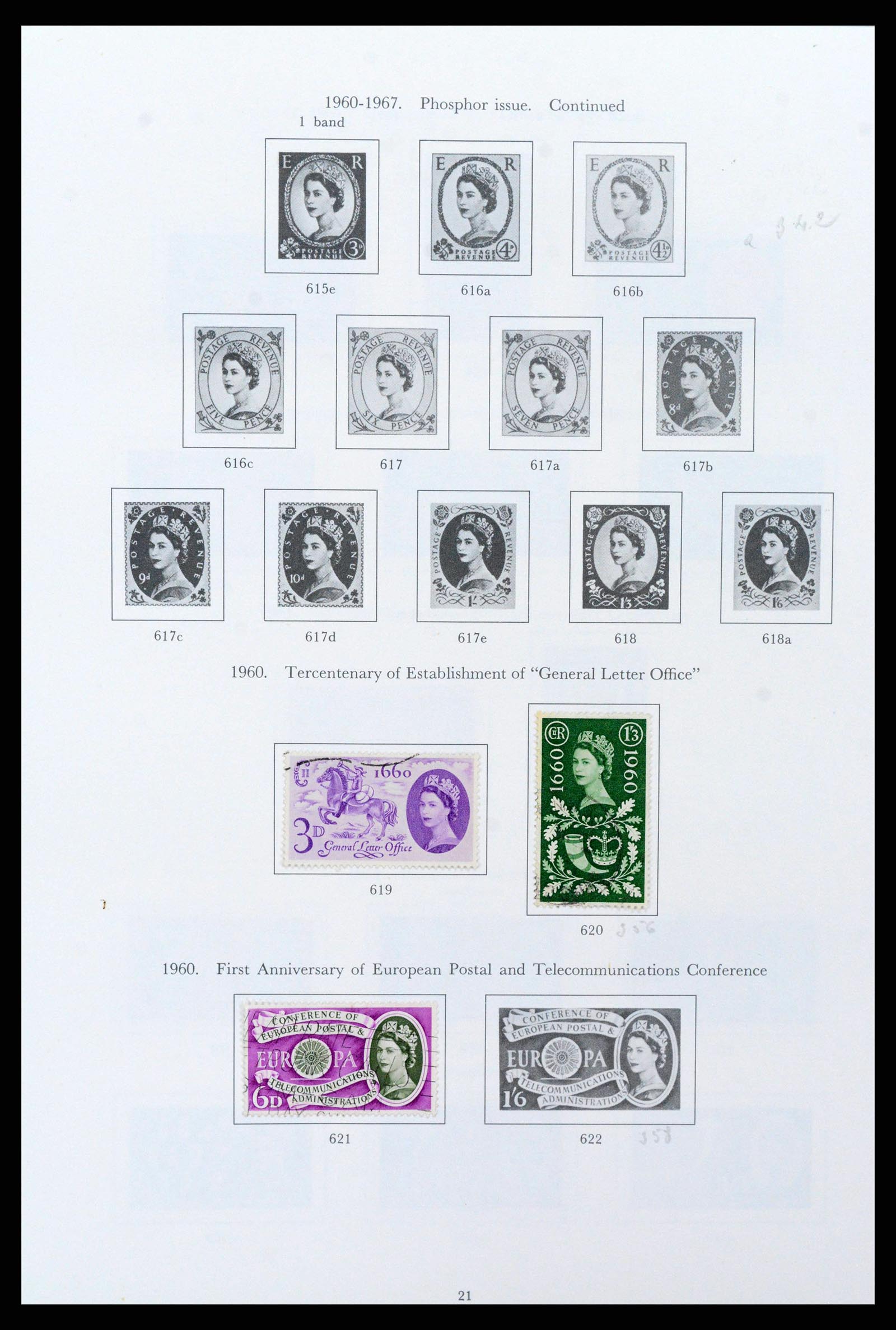 38275 0021 - Postzegelverzameling 38275 Engeland 1840-1983.