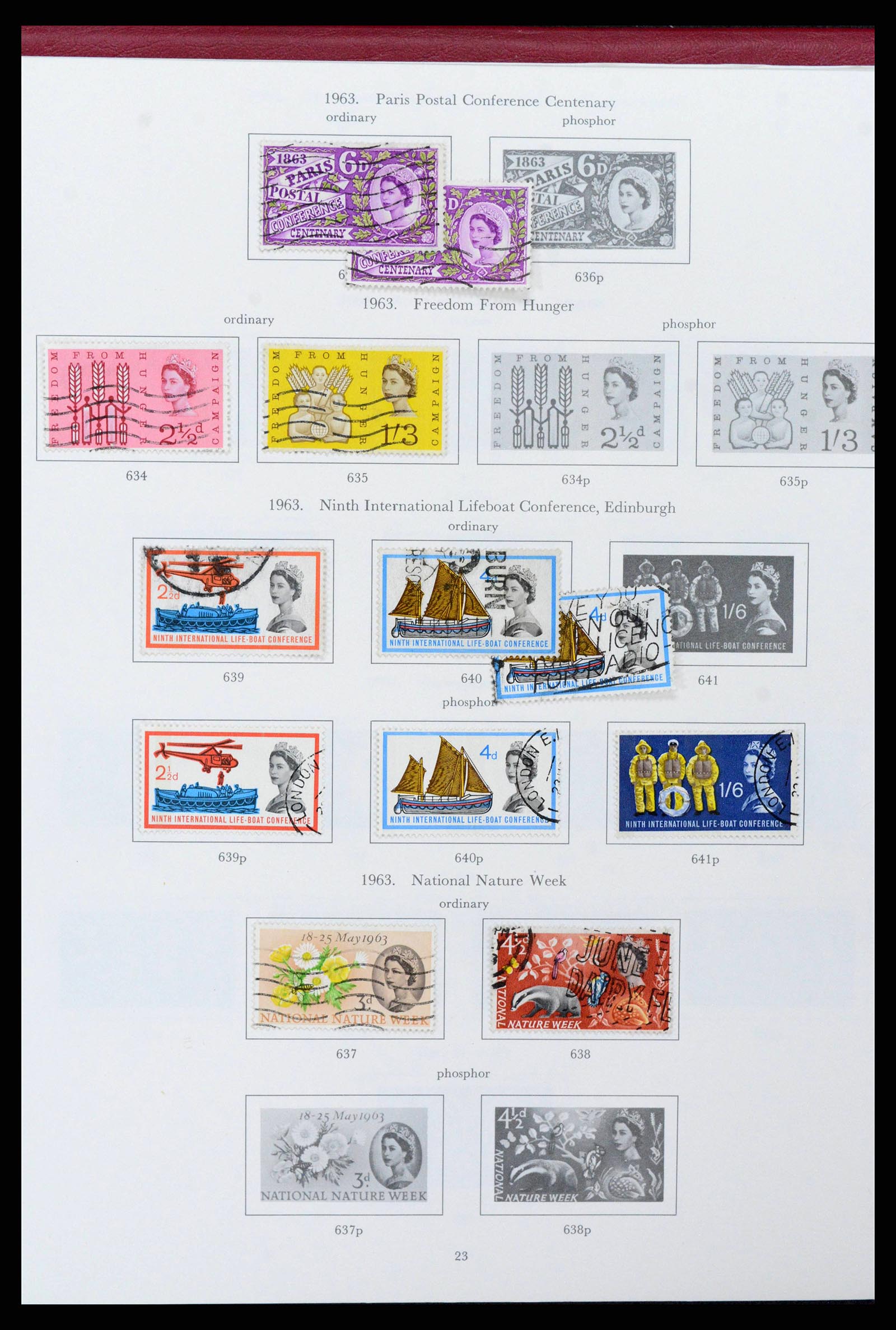 38275 0023 - Stamp collection 38275 Great Britain 1840-1983.
