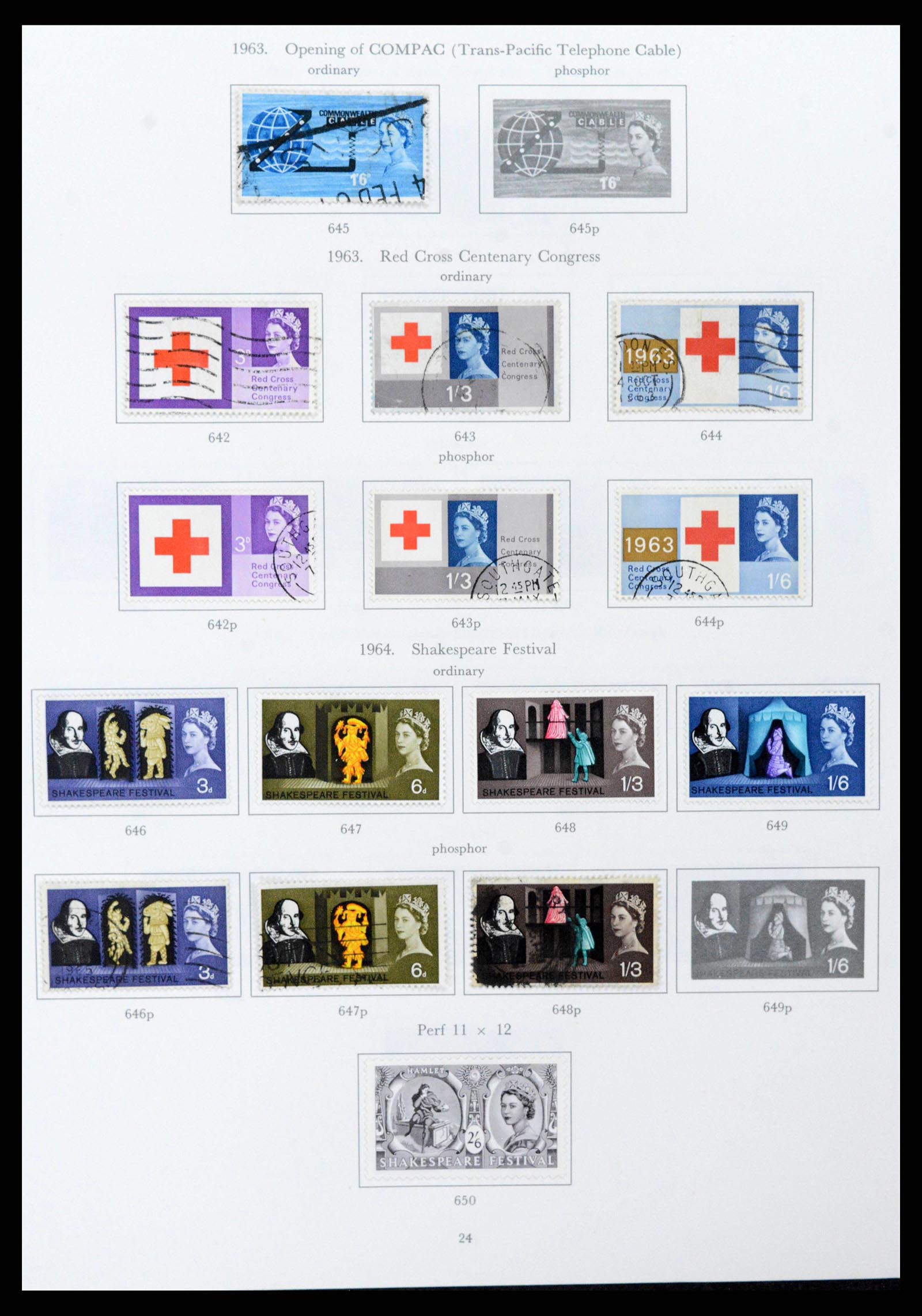 38275 0024 - Postzegelverzameling 38275 Engeland 1840-1983.
