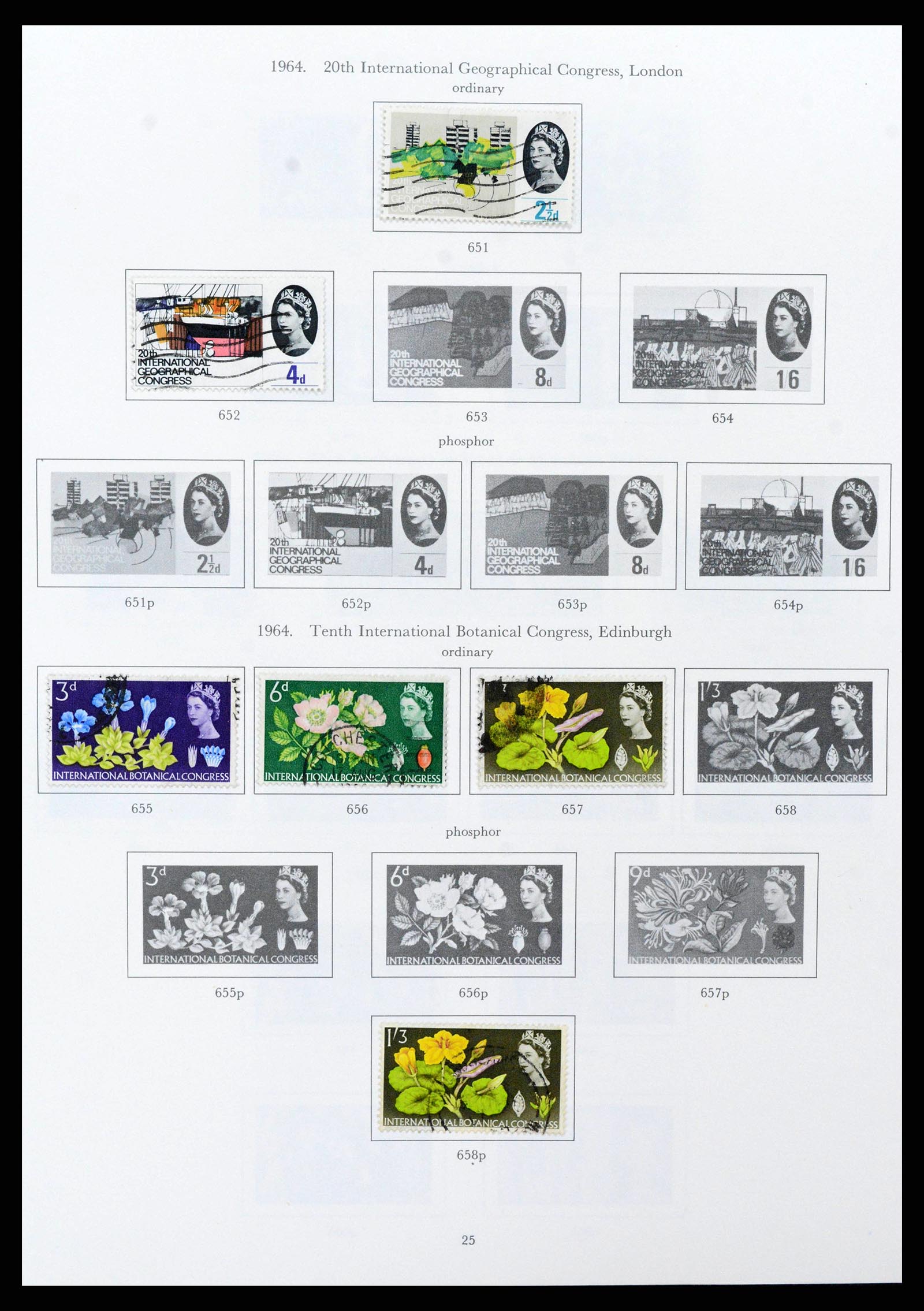 38275 0025 - Stamp collection 38275 Great Britain 1840-1983.