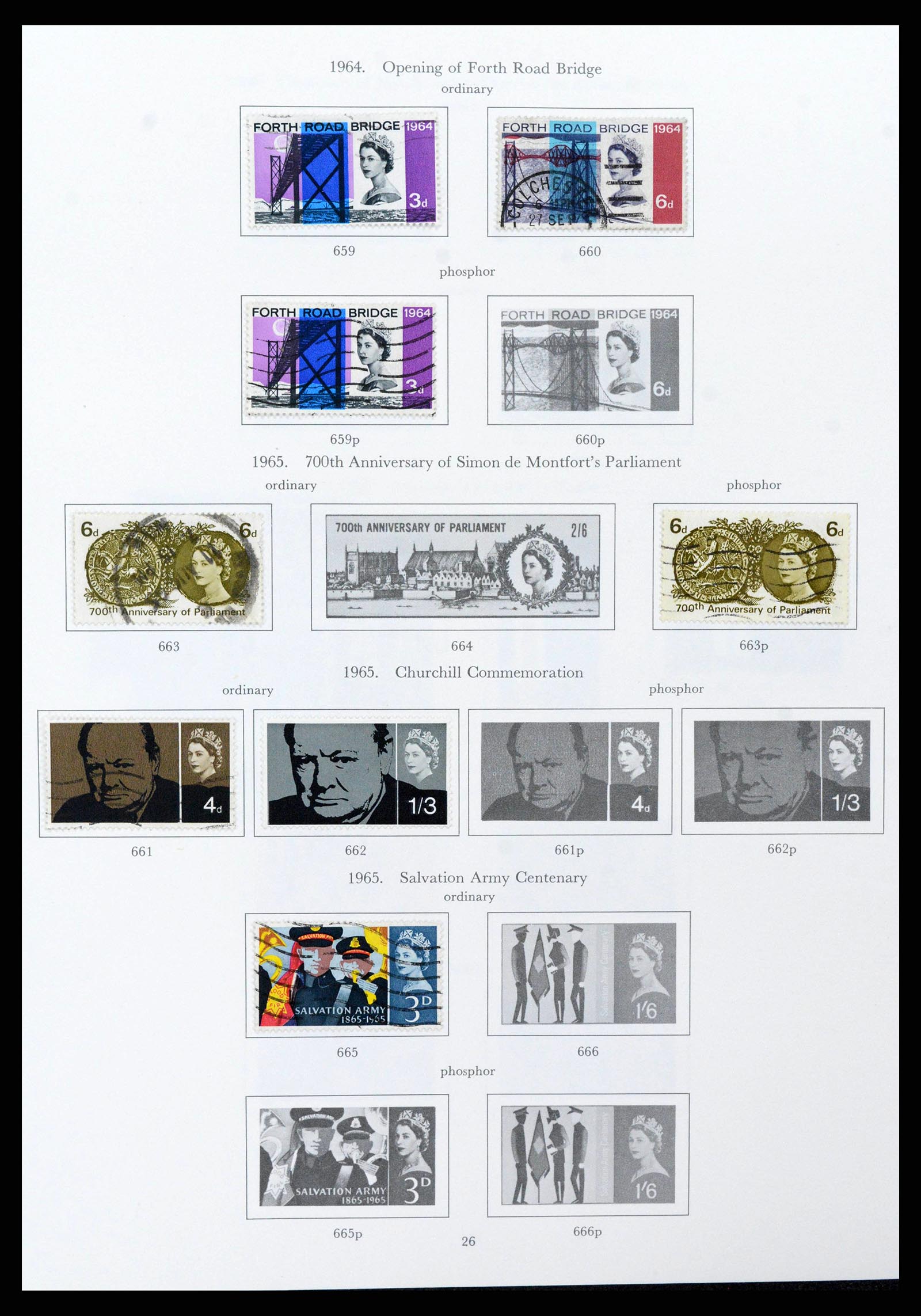 38275 0026 - Postzegelverzameling 38275 Engeland 1840-1983.