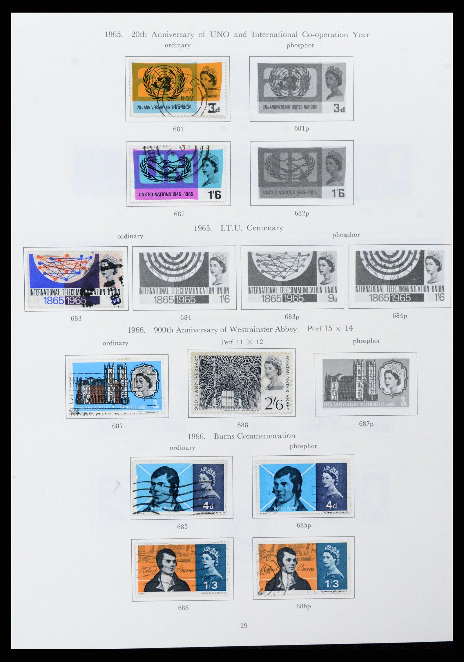 38275 0029 - Postzegelverzameling 38275 Engeland 1840-1983.