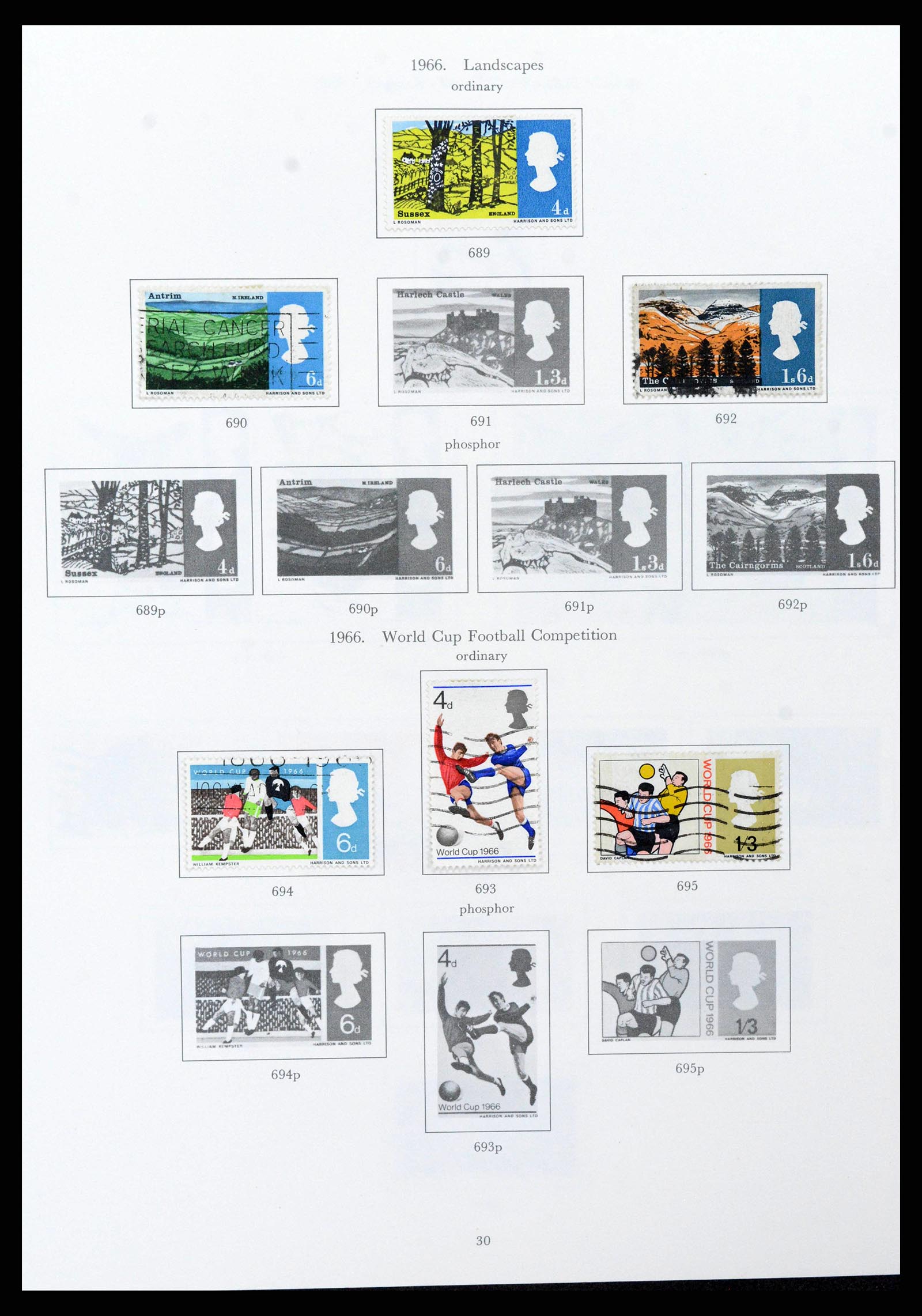38275 0030 - Postzegelverzameling 38275 Engeland 1840-1983.