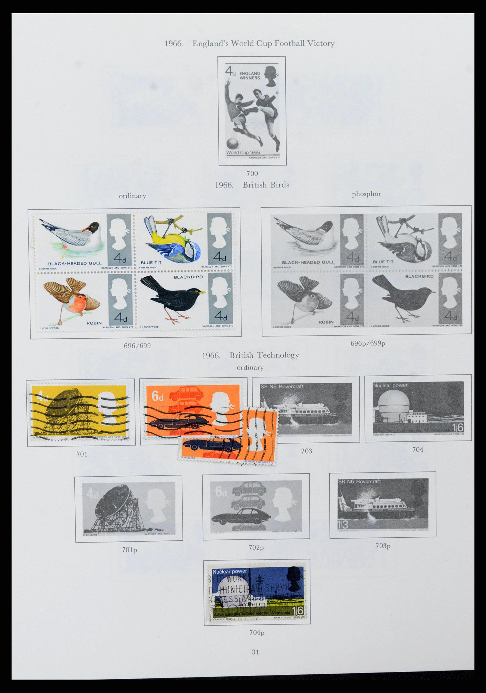 38275 0031 - Postzegelverzameling 38275 Engeland 1840-1983.