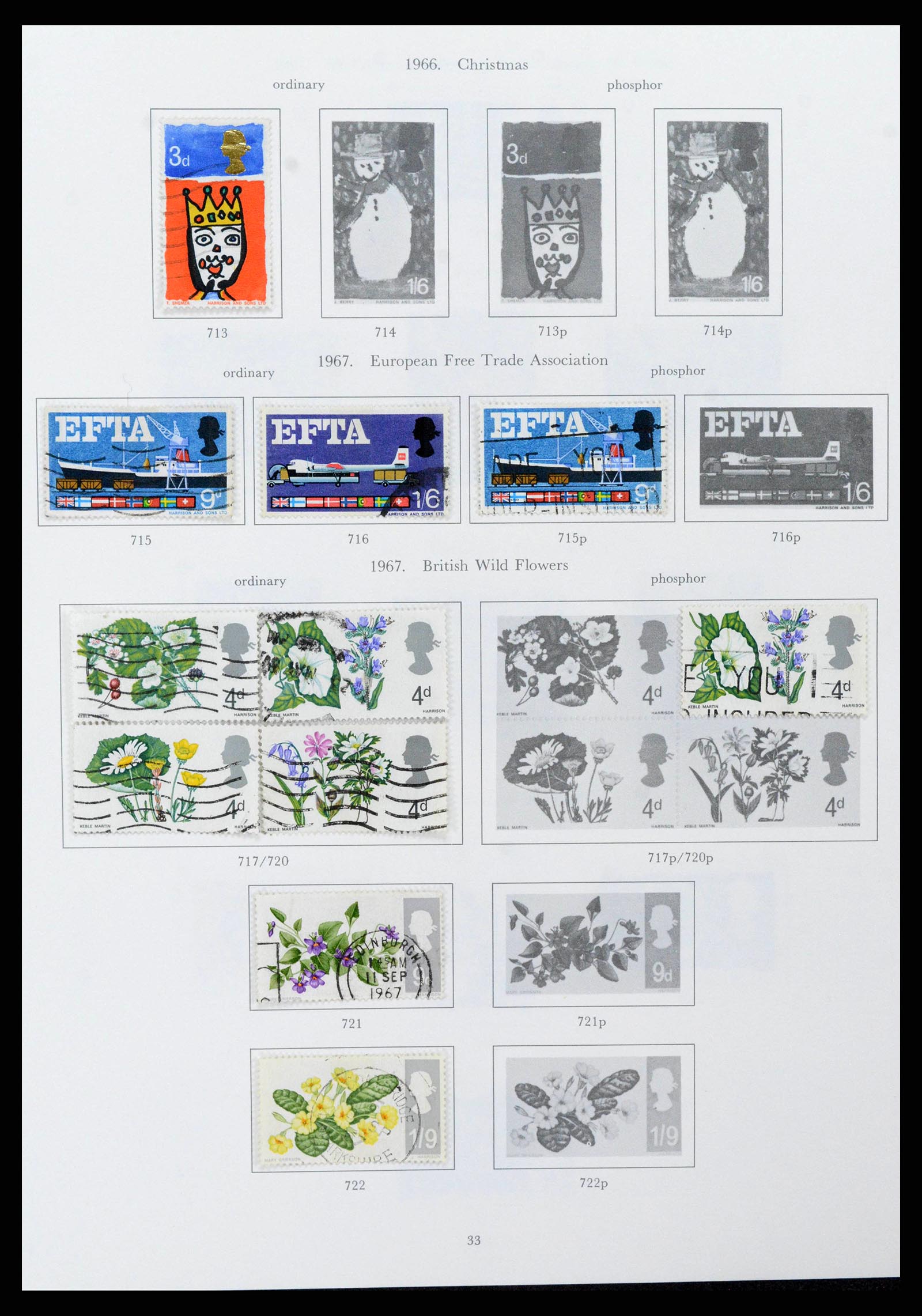 38275 0033 - Postzegelverzameling 38275 Engeland 1840-1983.