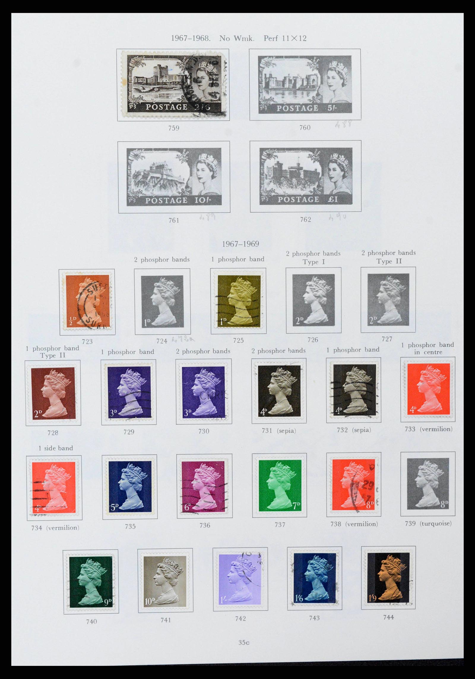 38275 0035 - Postzegelverzameling 38275 Engeland 1840-1983.