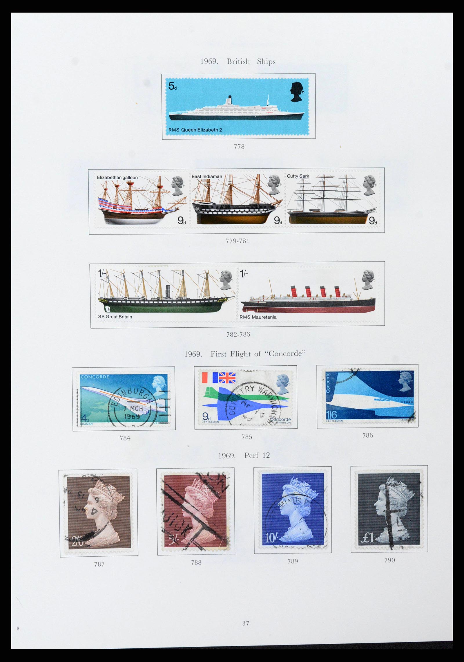 38275 0037 - Postzegelverzameling 38275 Engeland 1840-1983.