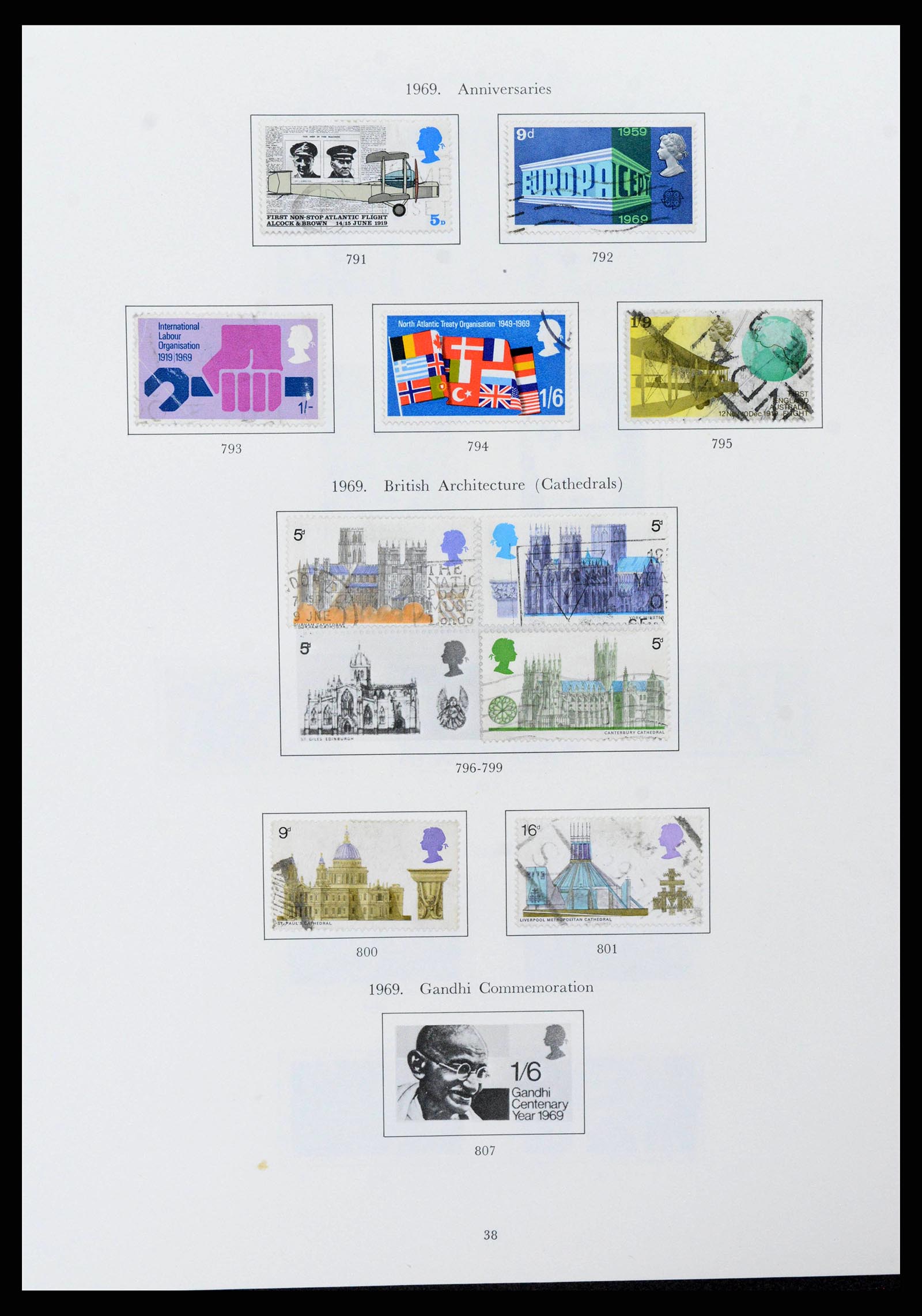 38275 0038 - Postzegelverzameling 38275 Engeland 1840-1983.