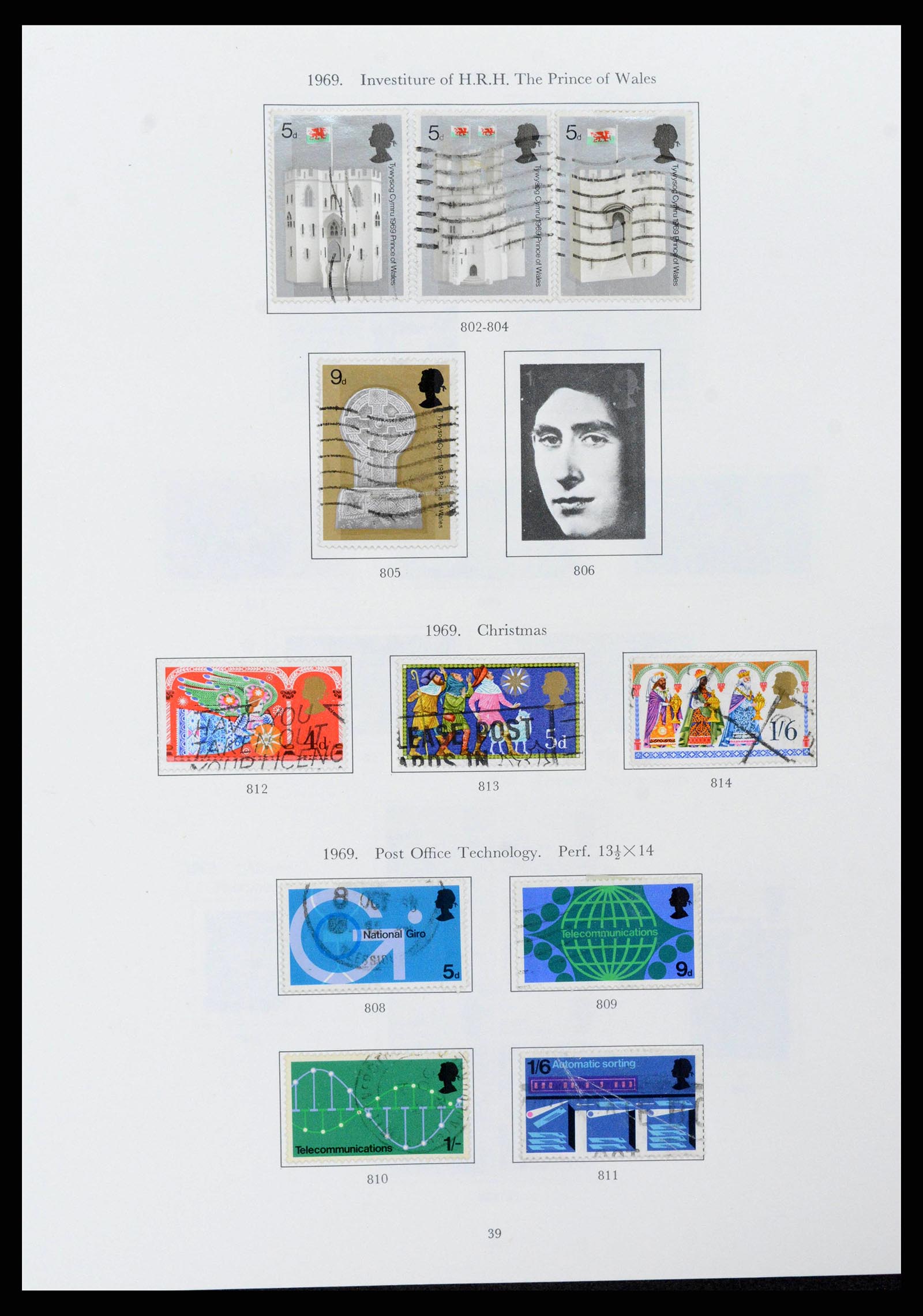38275 0039 - Postzegelverzameling 38275 Engeland 1840-1983.