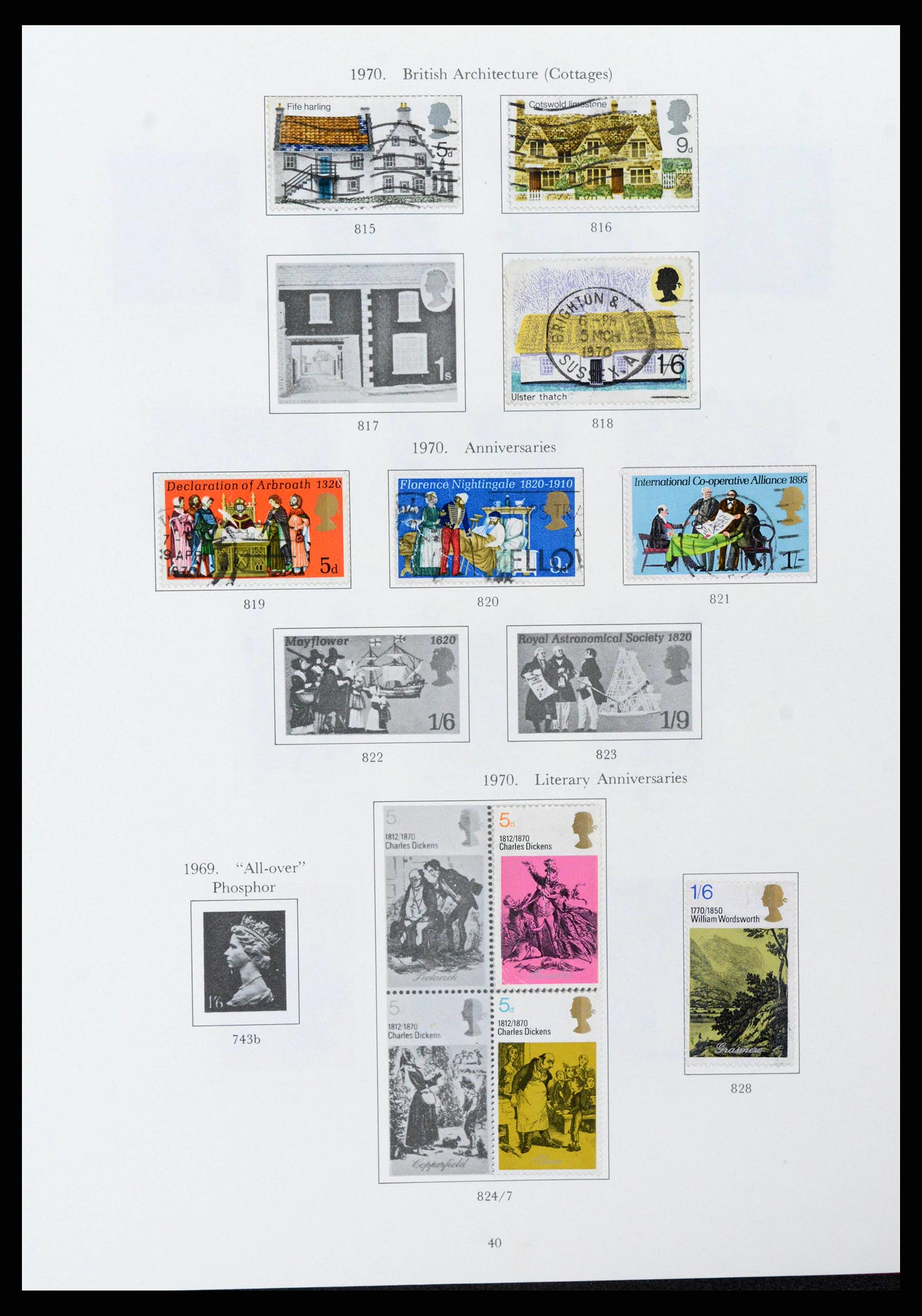 38275 0040 - Postzegelverzameling 38275 Engeland 1840-1983.