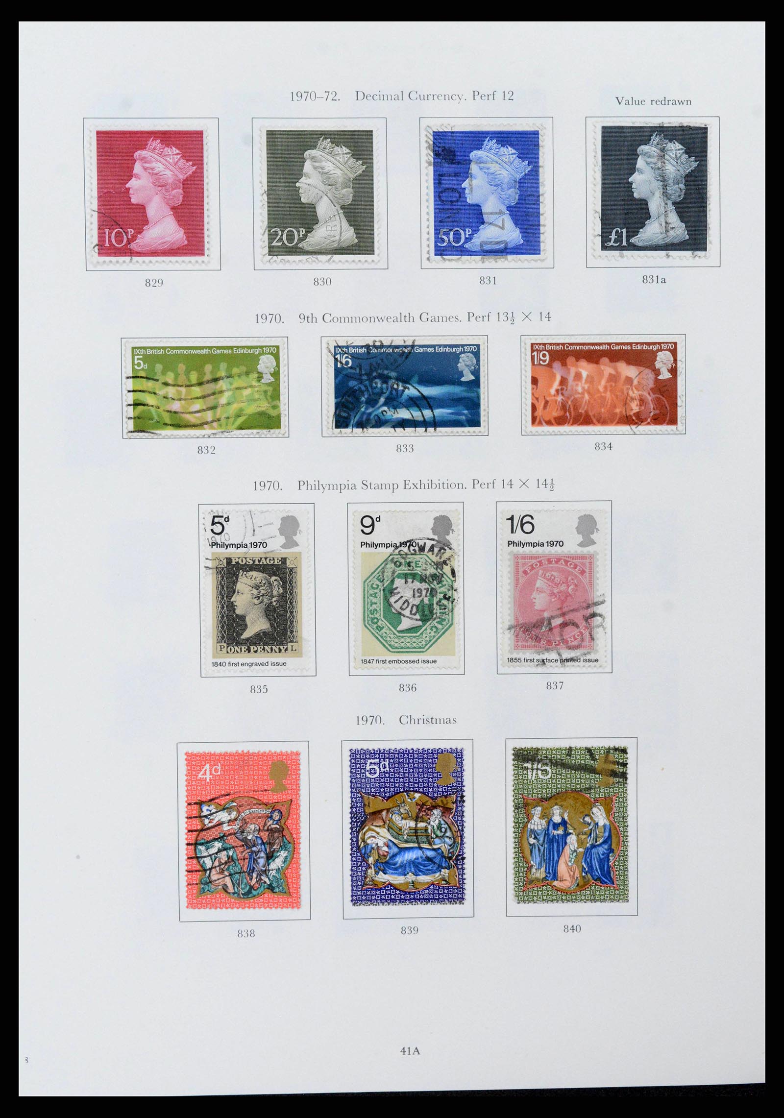 38275 0041 - Postzegelverzameling 38275 Engeland 1840-1983.