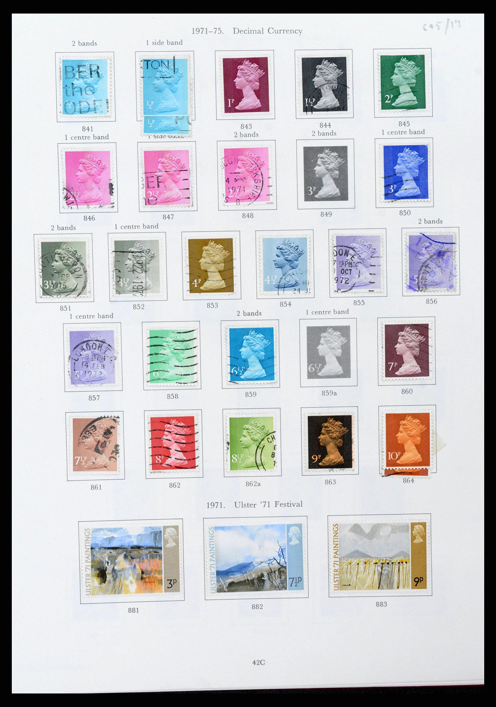 38275 0042 - Stamp collection 38275 Great Britain 1840-1983.