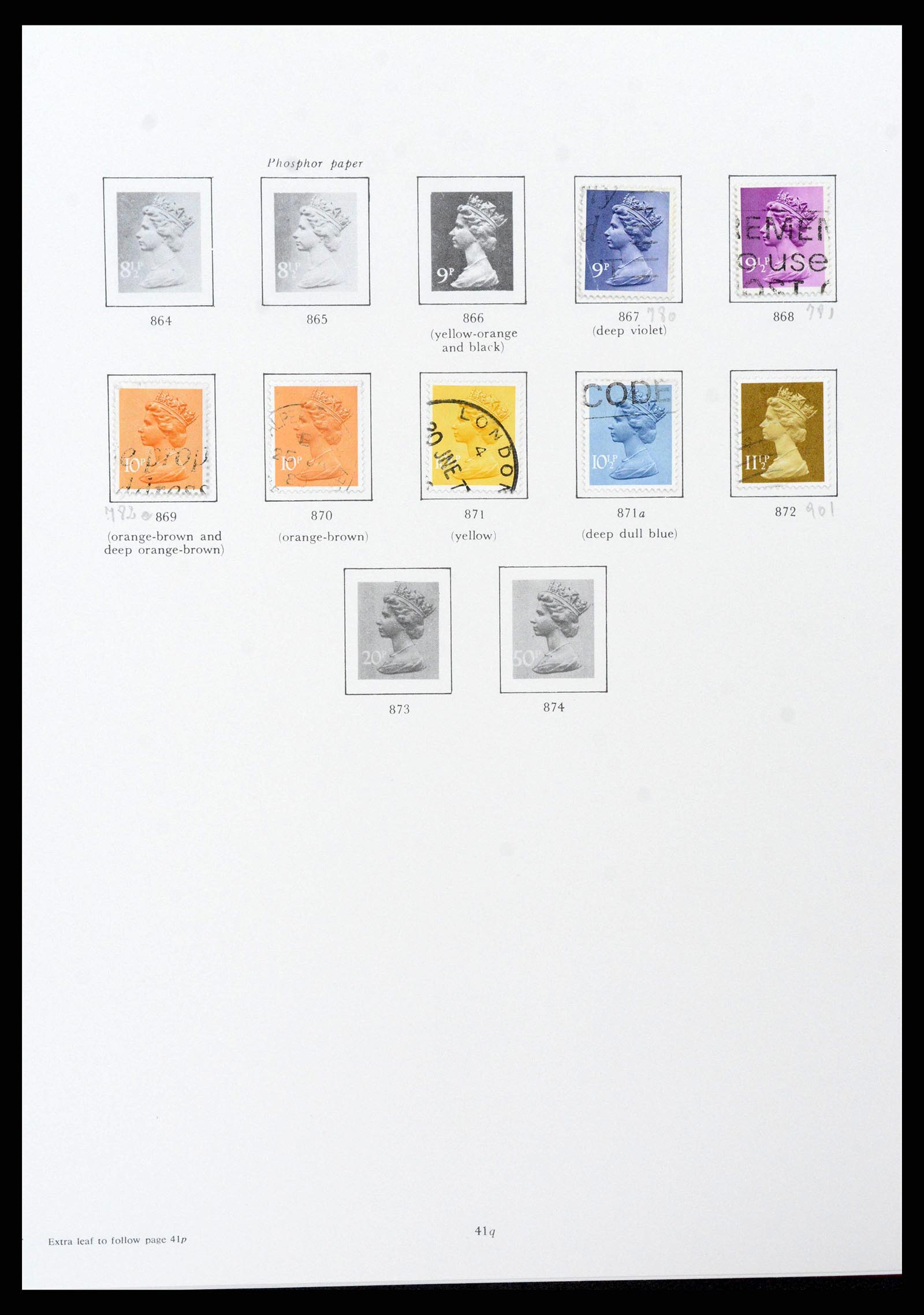 38275 0044 - Postzegelverzameling 38275 Engeland 1840-1983.