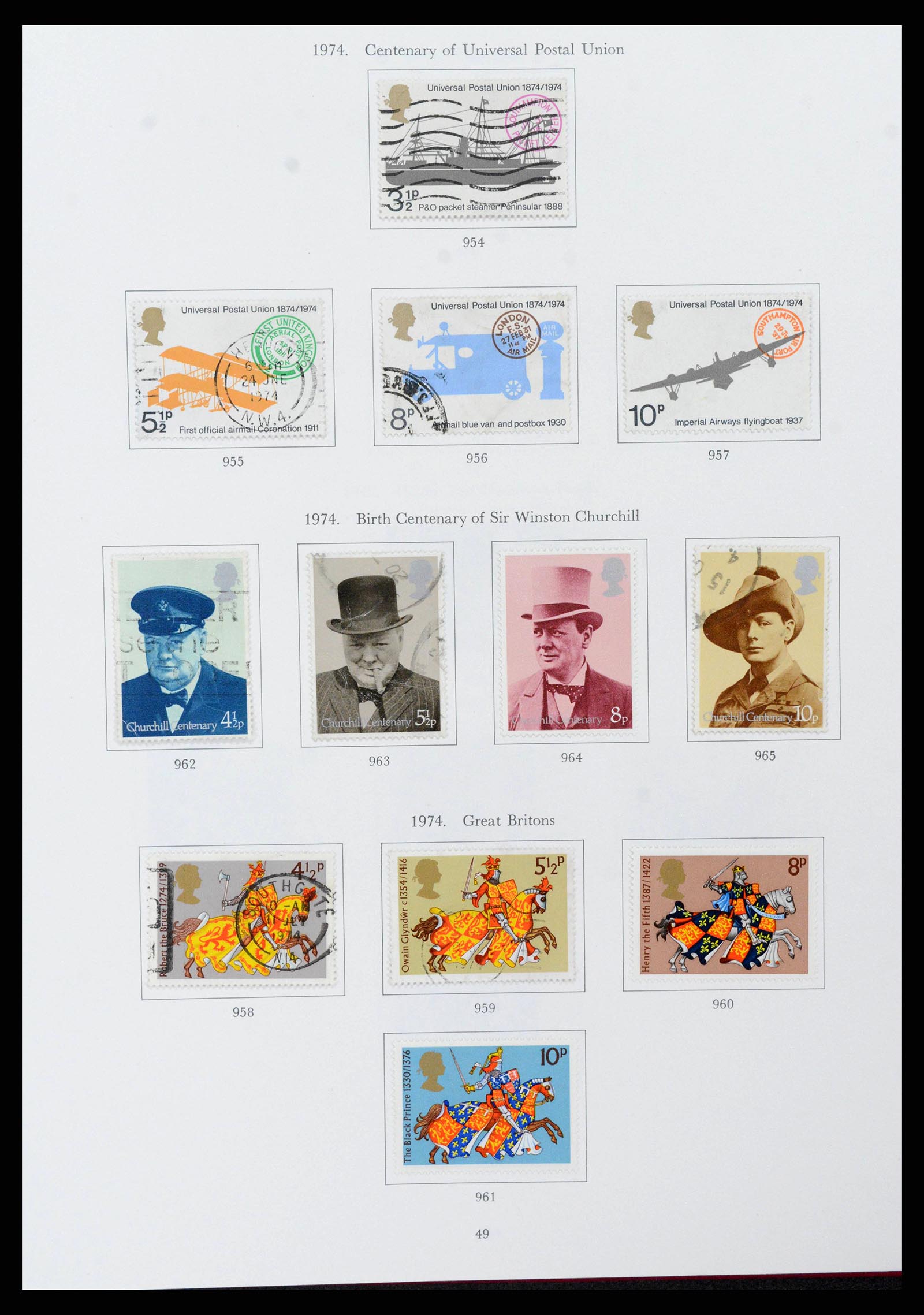 38275 0051 - Postzegelverzameling 38275 Engeland 1840-1983.