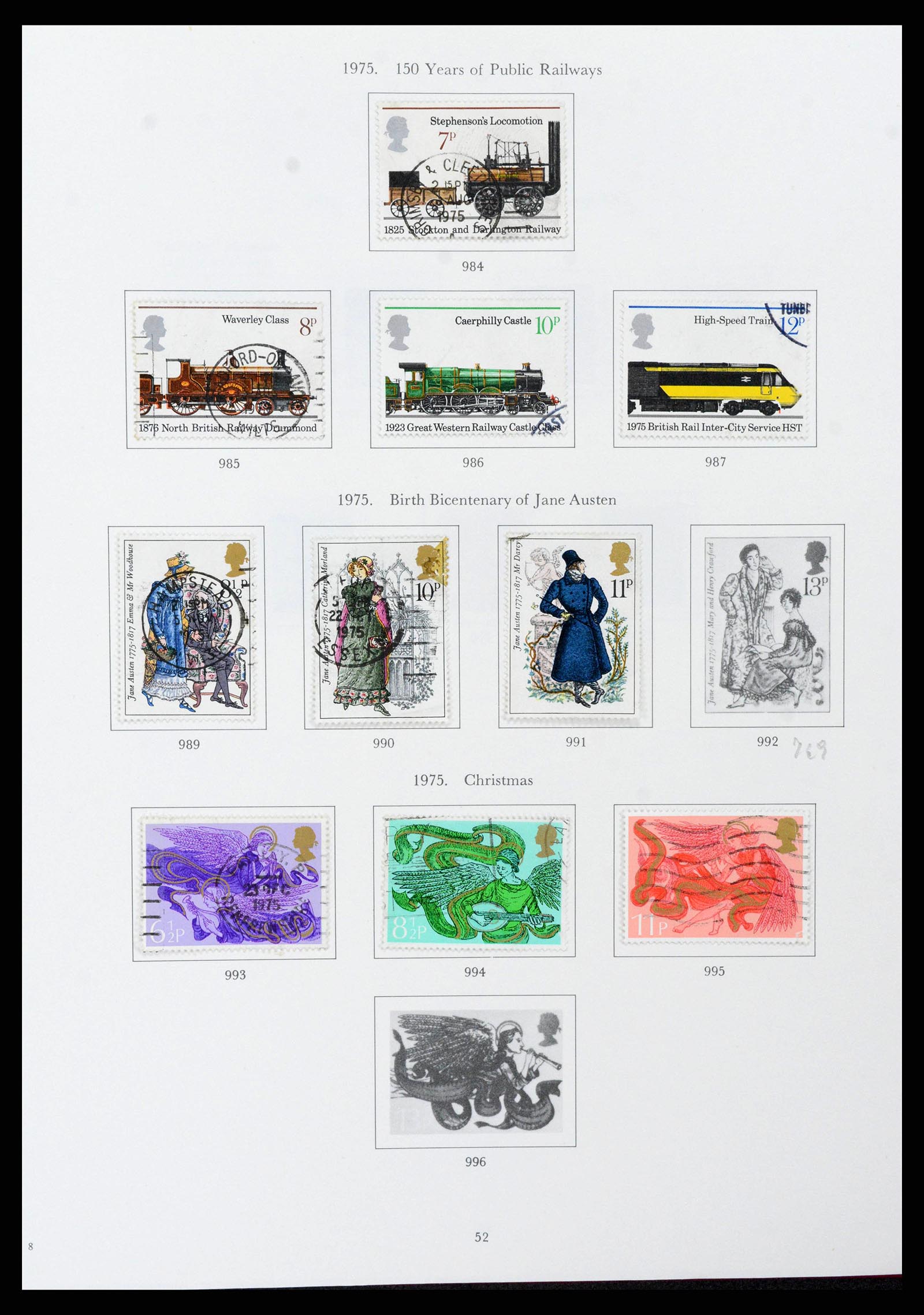38275 0054 - Postzegelverzameling 38275 Engeland 1840-1983.