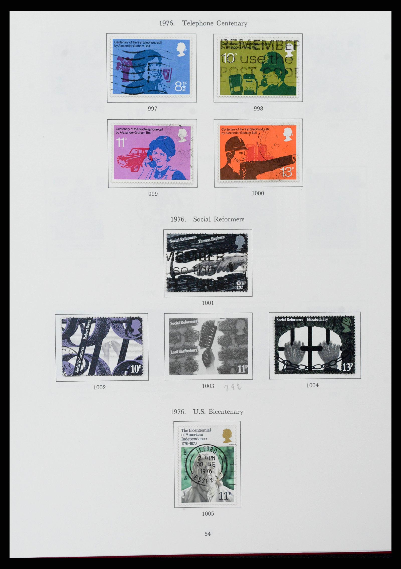 38275 0056 - Postzegelverzameling 38275 Engeland 1840-1983.
