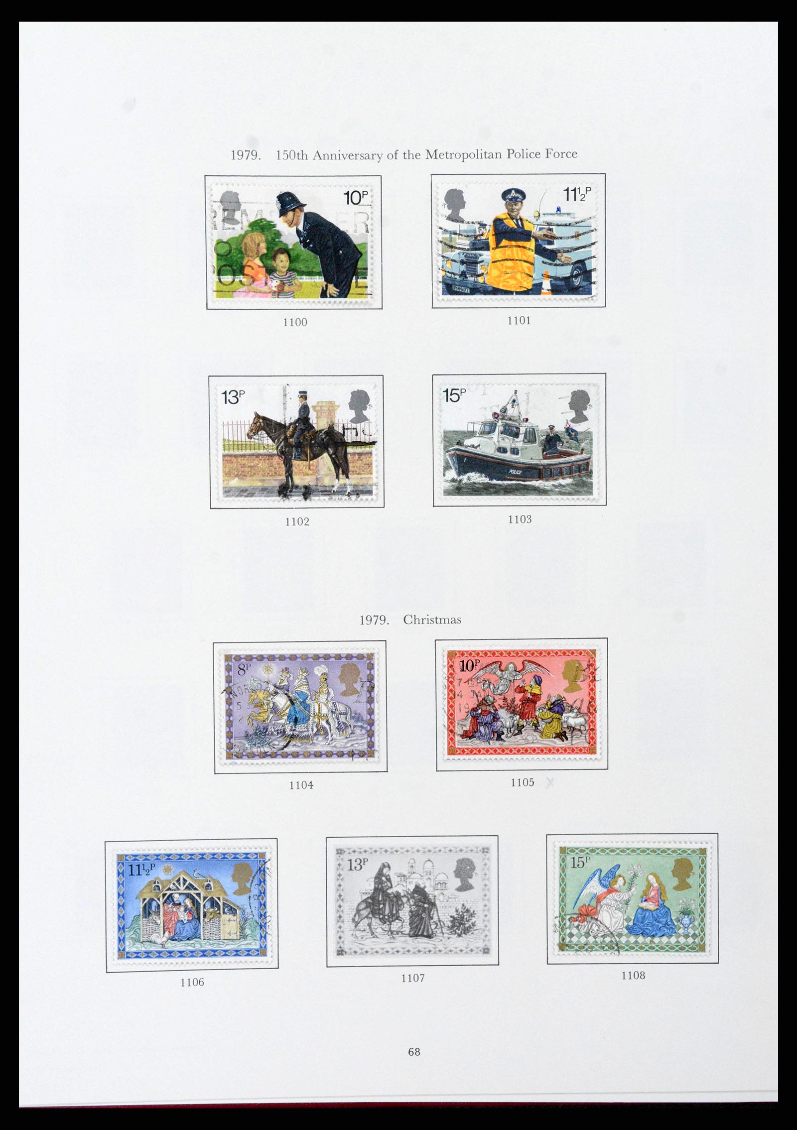 38275 0070 - Stamp collection 38275 Great Britain 1840-1983.