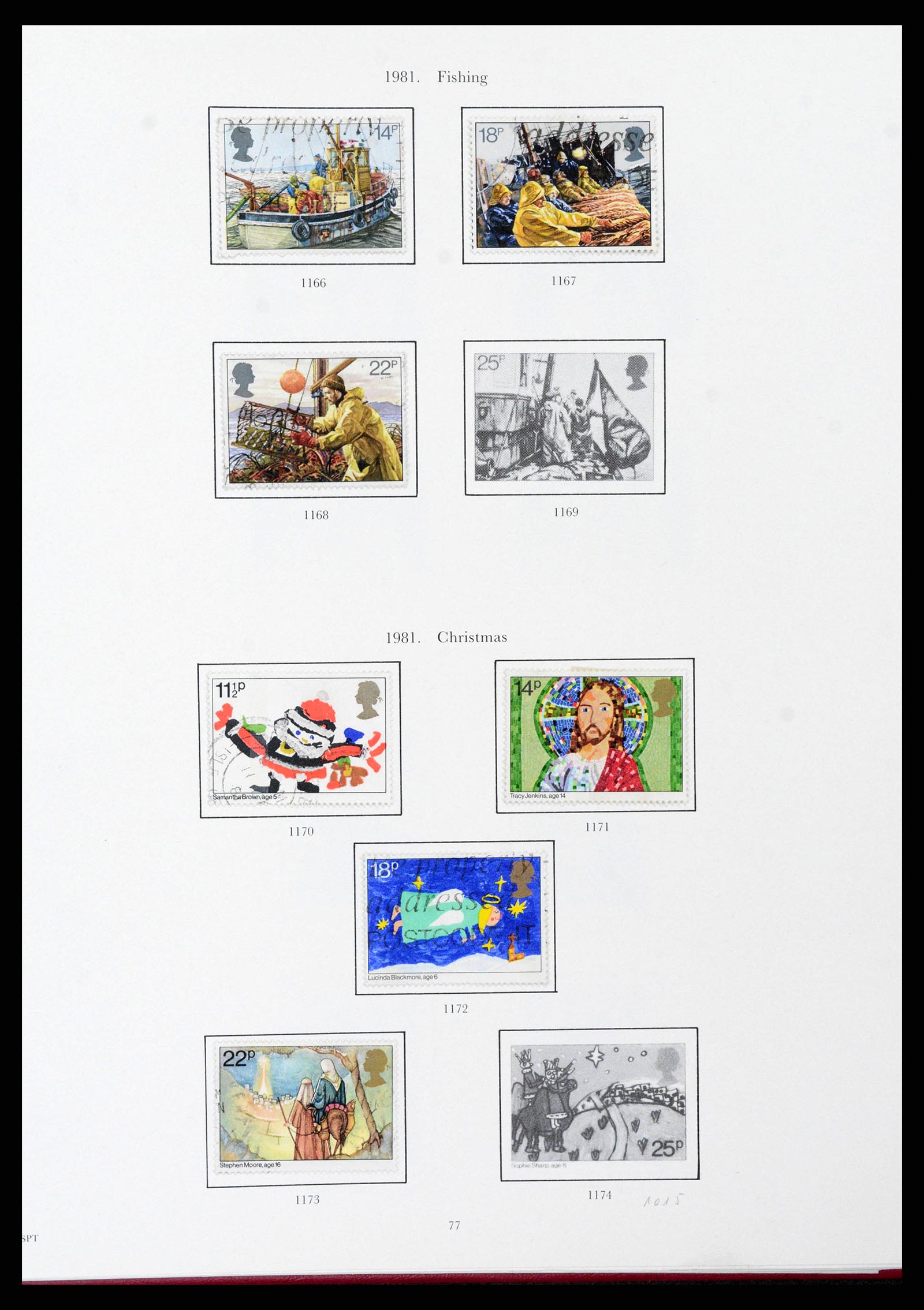 38275 0079 - Stamp collection 38275 Great Britain 1840-1983.