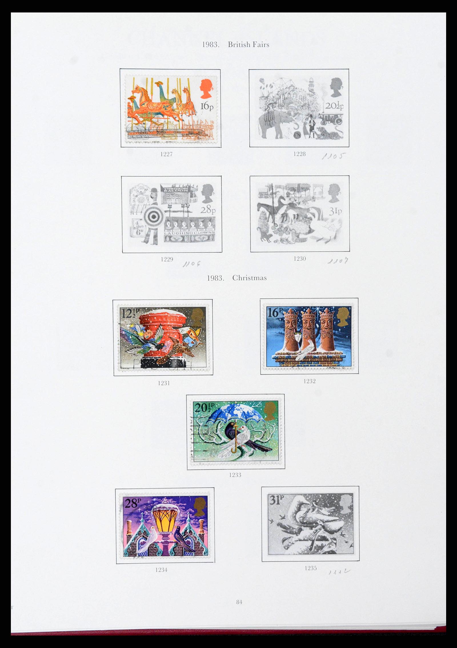 38275 0086 - Stamp collection 38275 Great Britain 1840-1983.