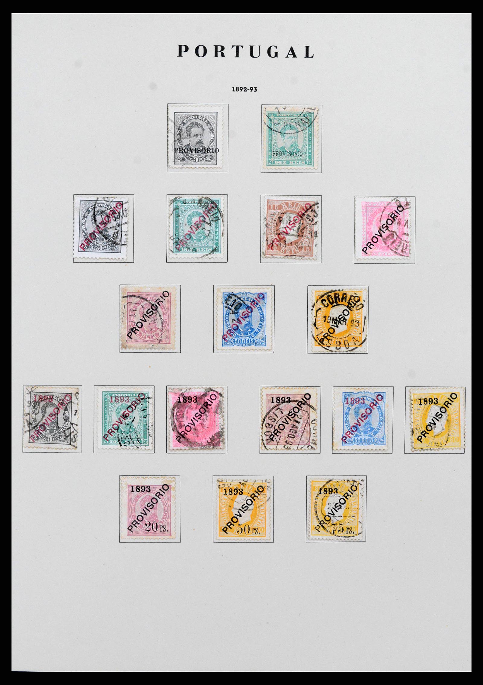 38280 0005 - Postzegelverzameling 38280 Portugal 1853-1990.