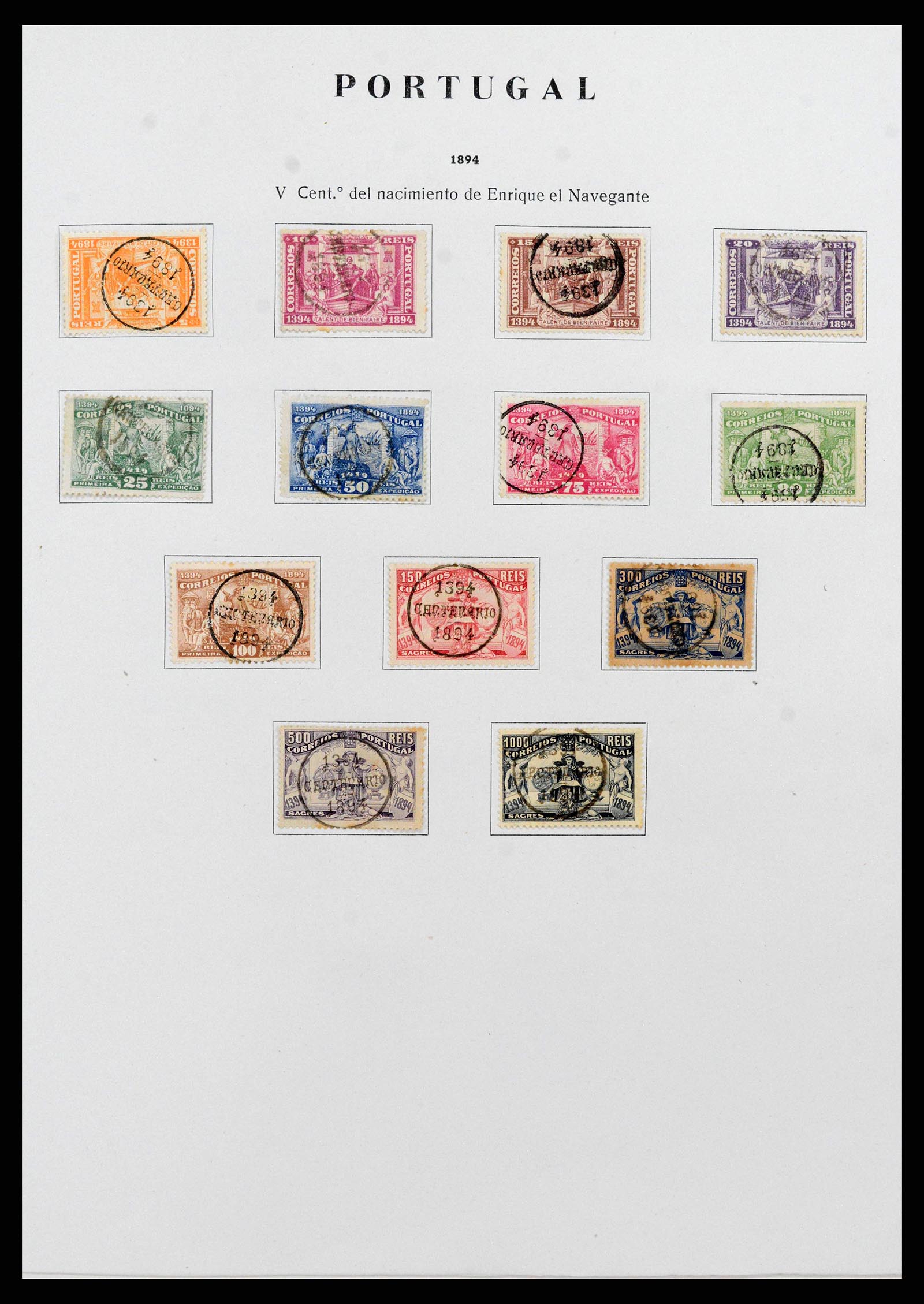 38280 0006 - Postzegelverzameling 38280 Portugal 1853-1990.
