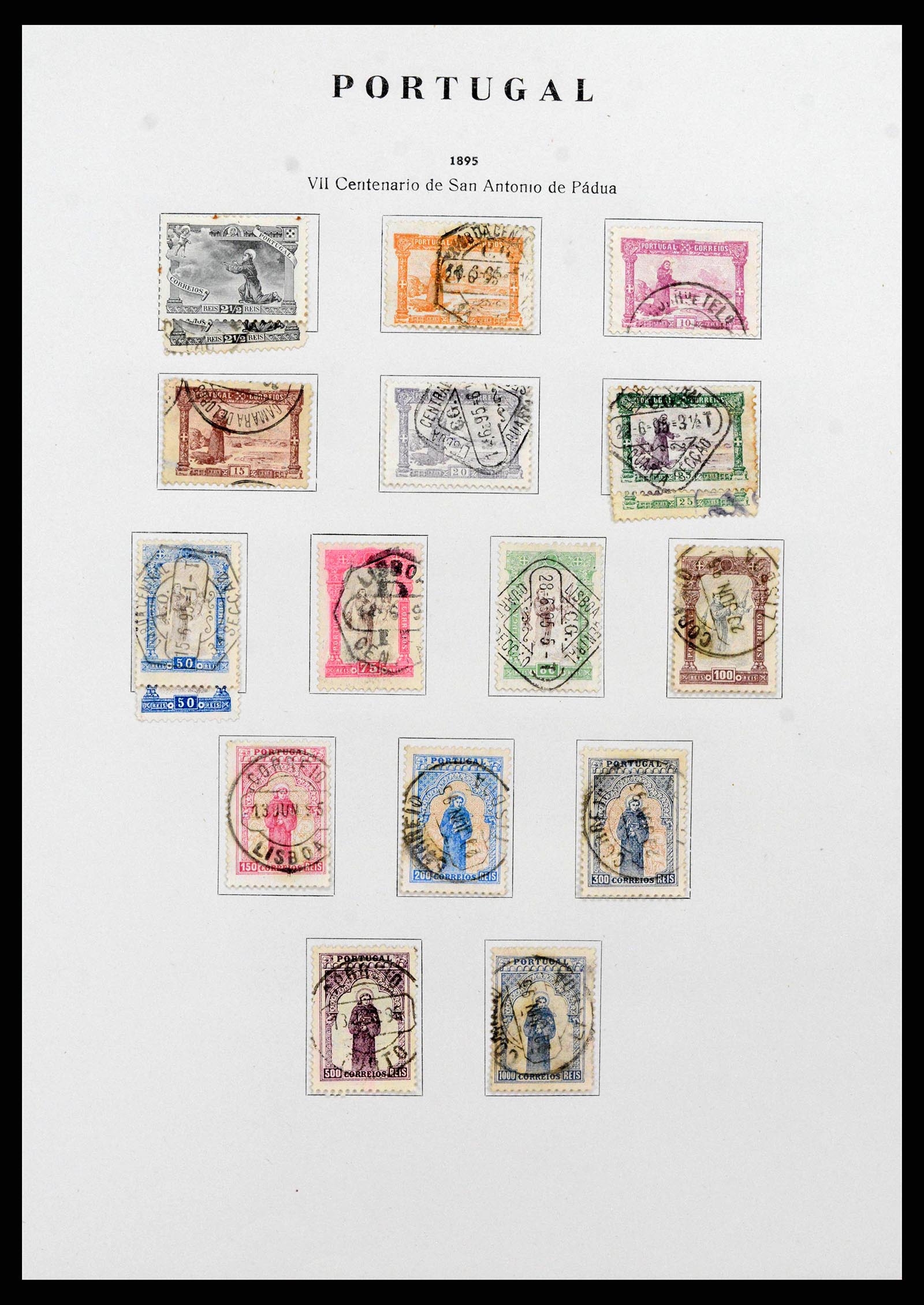 38280 0007 - Postzegelverzameling 38280 Portugal 1853-1990.