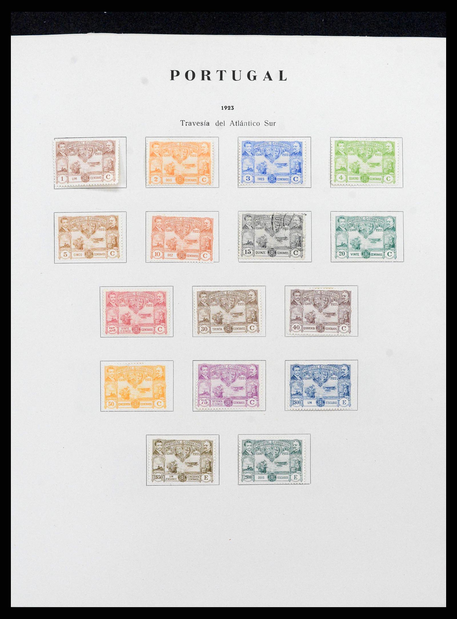 38280 0014 - Postzegelverzameling 38280 Portugal 1853-1990.
