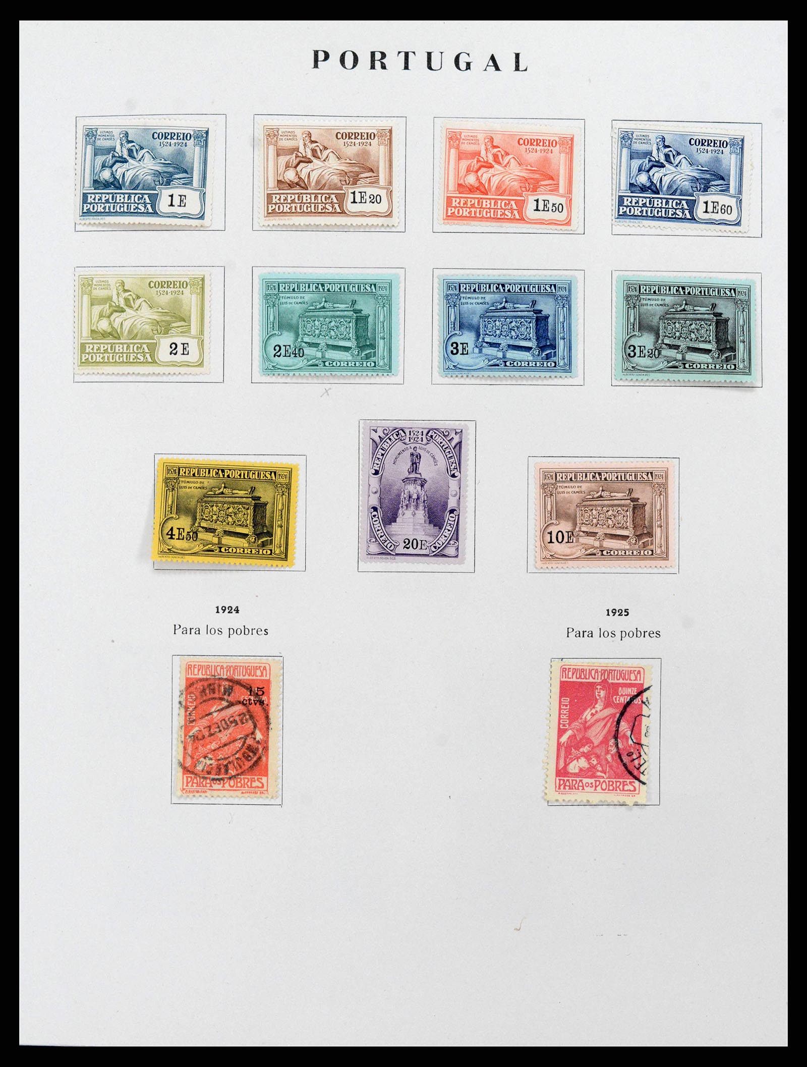 38280 0017 - Postzegelverzameling 38280 Portugal 1853-1990.