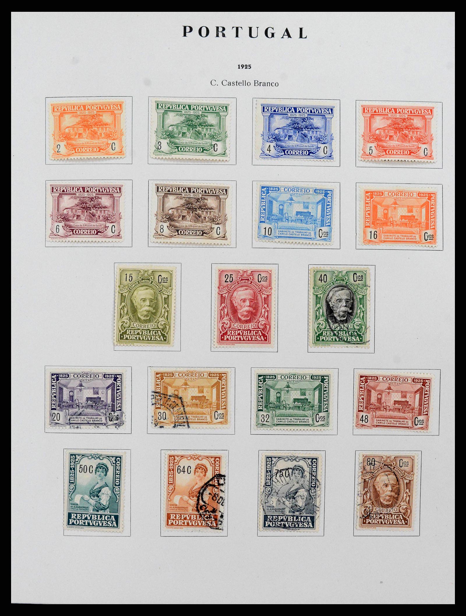 38280 0018 - Postzegelverzameling 38280 Portugal 1853-1990.