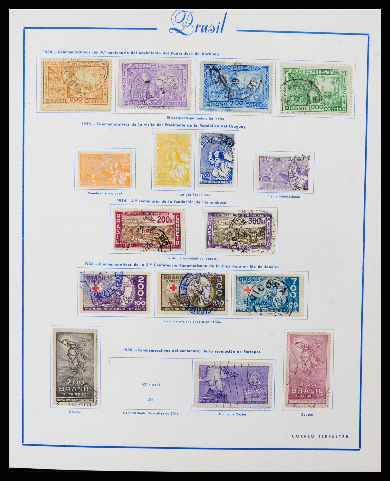 38281 0013 - Stamp collection 38281 Brazil 1843-1983.